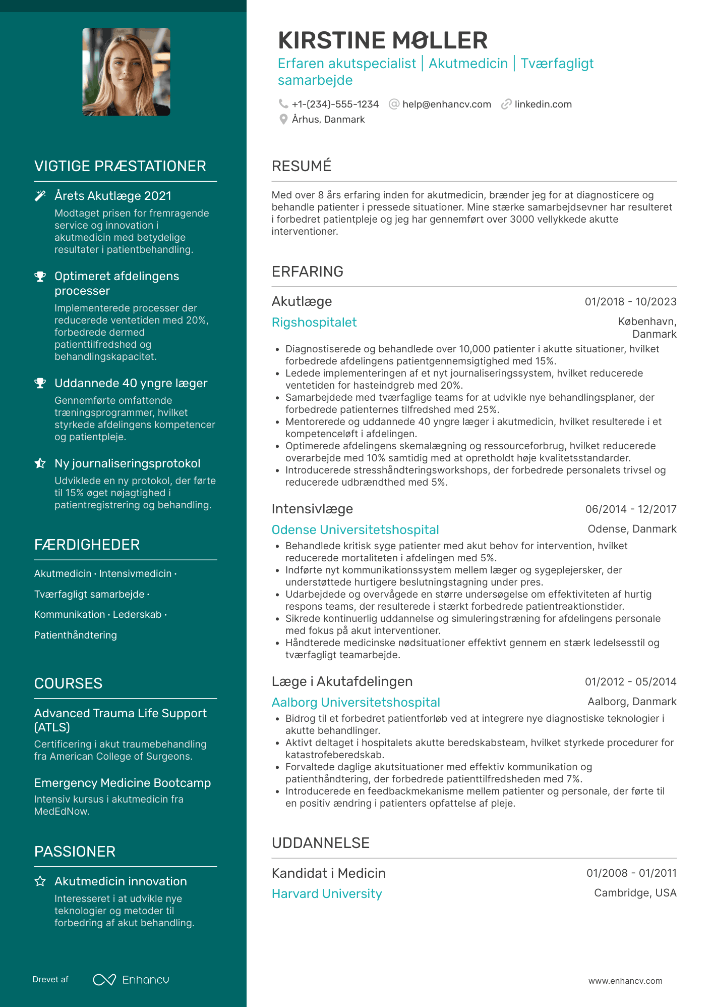 CV til Akutlæge
