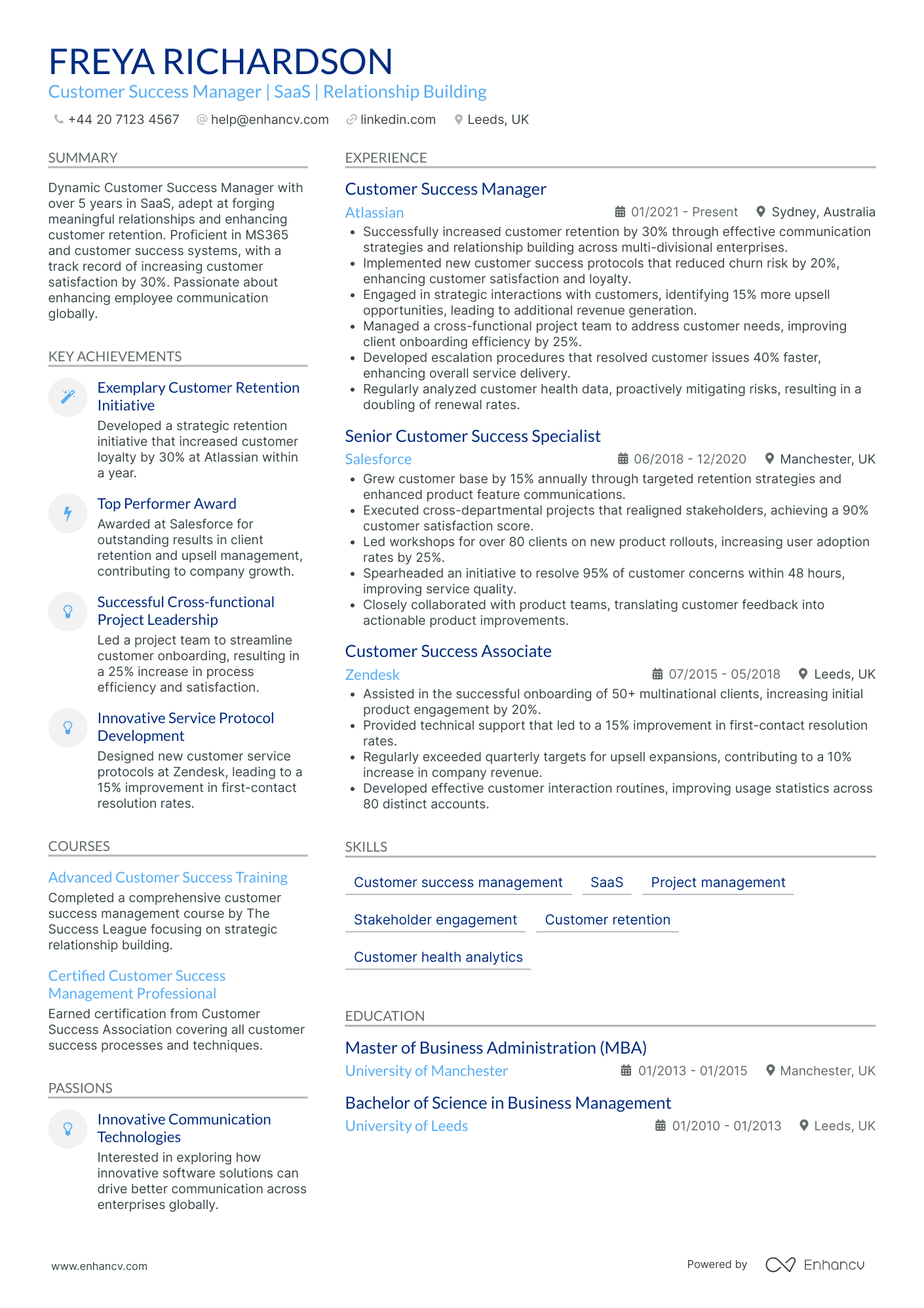 Enterprise Customer Success Manager