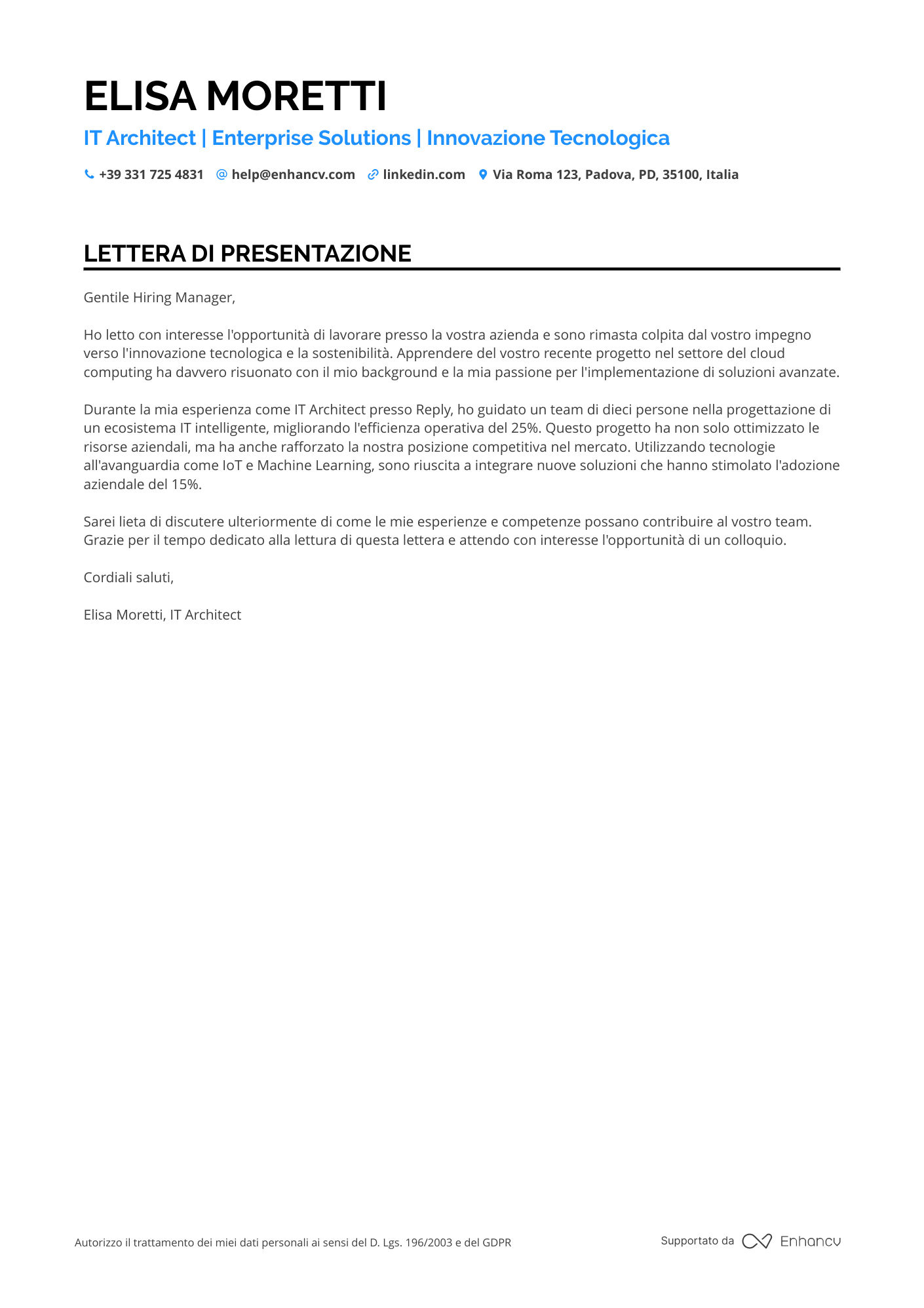 Architetto di Sicurezza Informatica