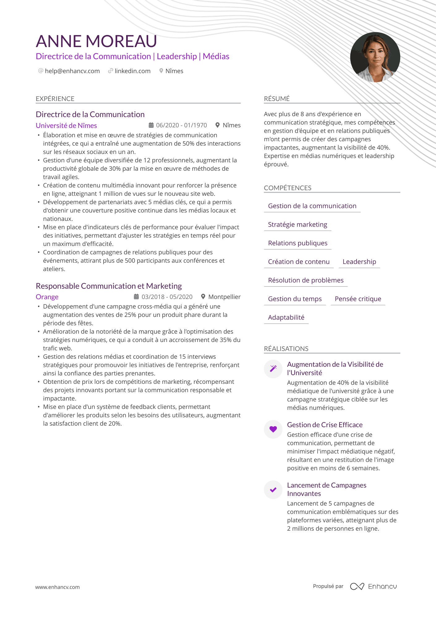 Directeur(trice) de la communication