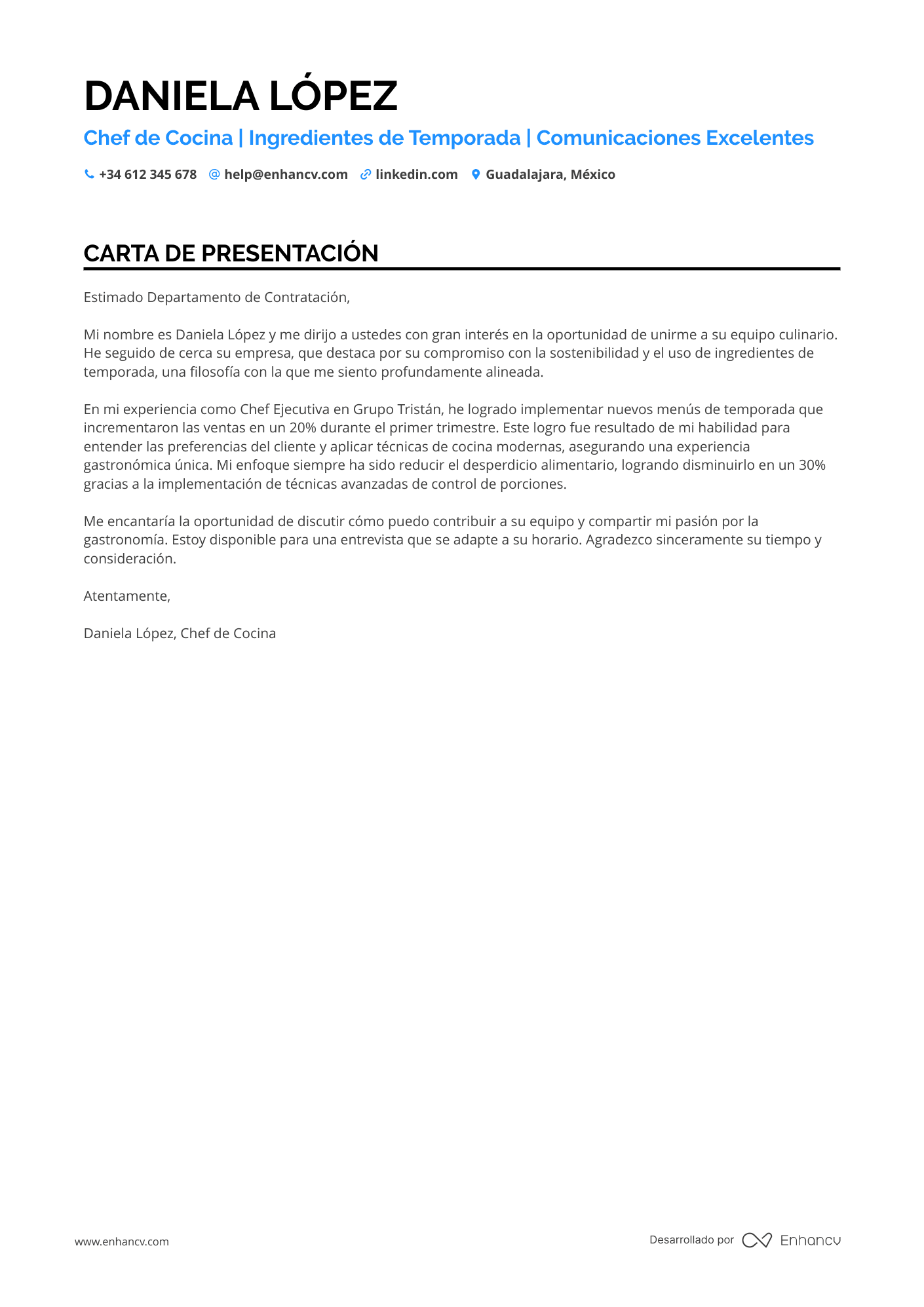 Chef de Bar