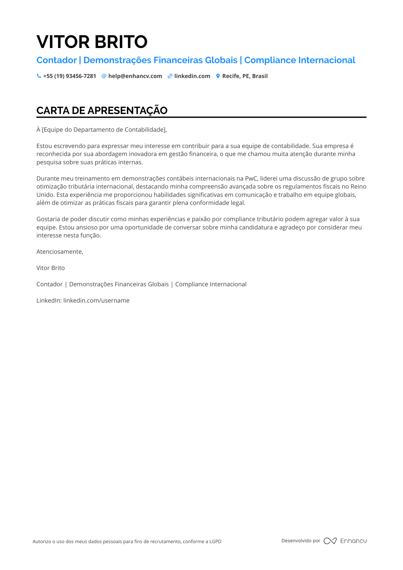 Contador de Contabilidade Internacional