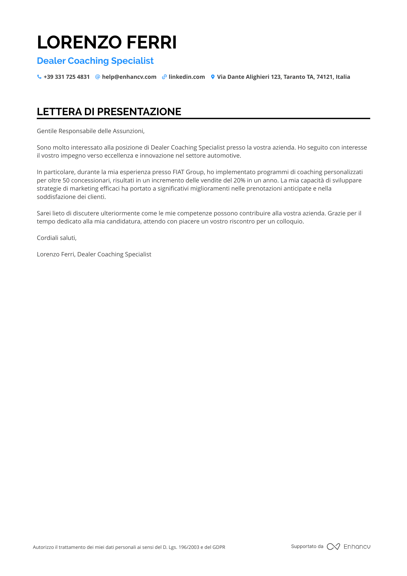 Venditore di Servizi Finanziari