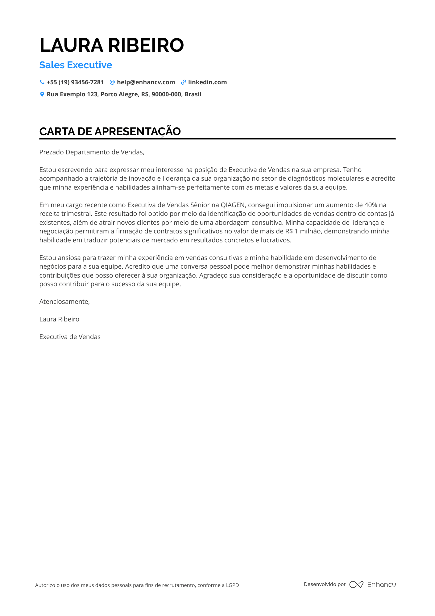 Executivo de Vendas de Tecnologia