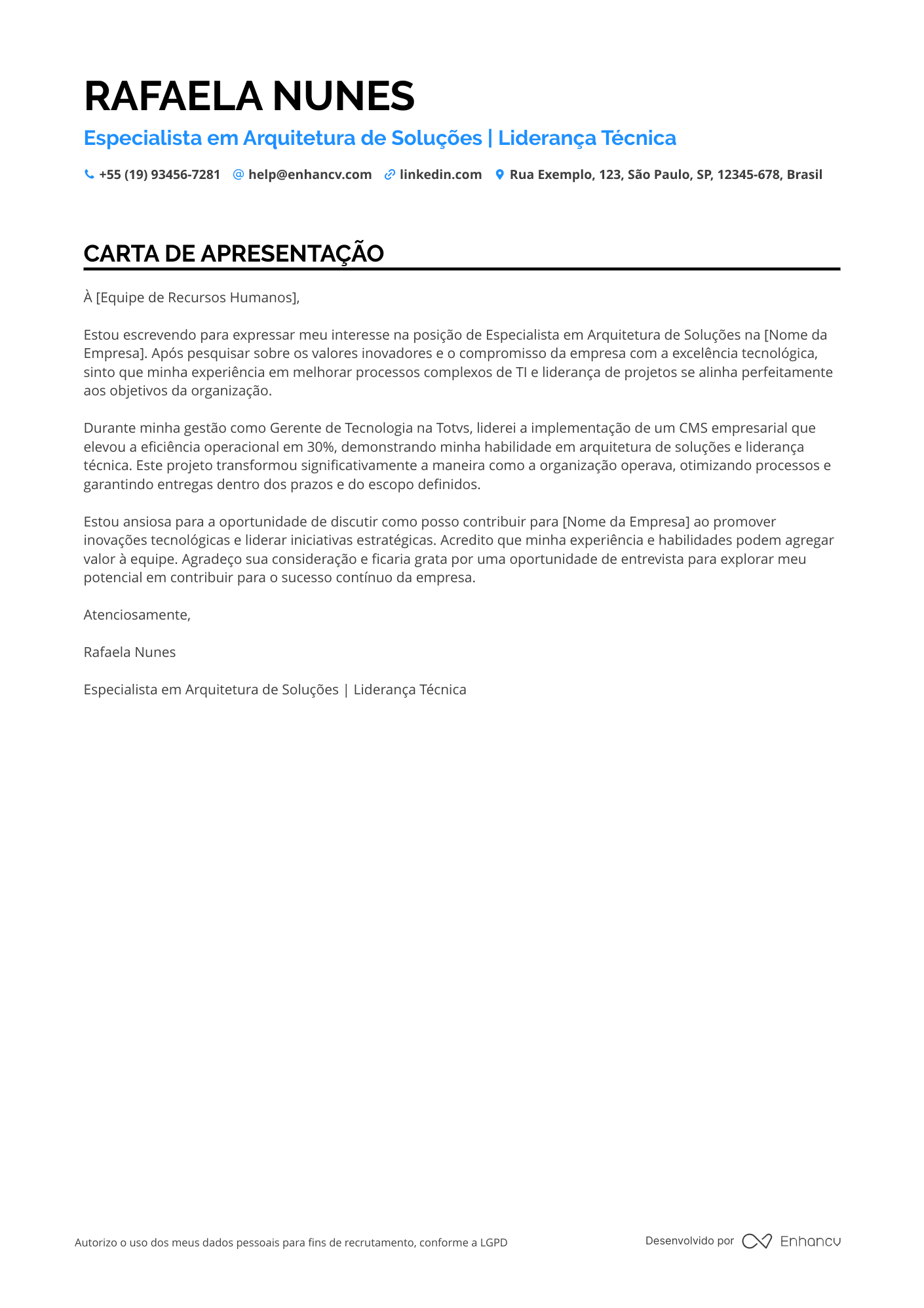 Gerente Geral de Tecnologia da Informação