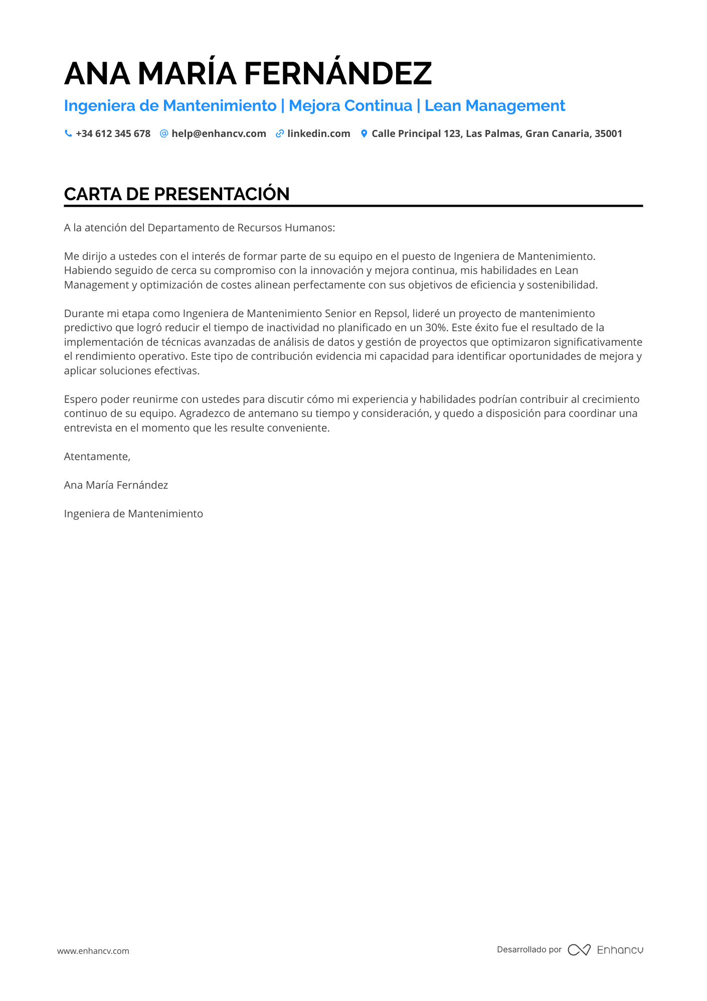 Ingeniero de Mantenimiento