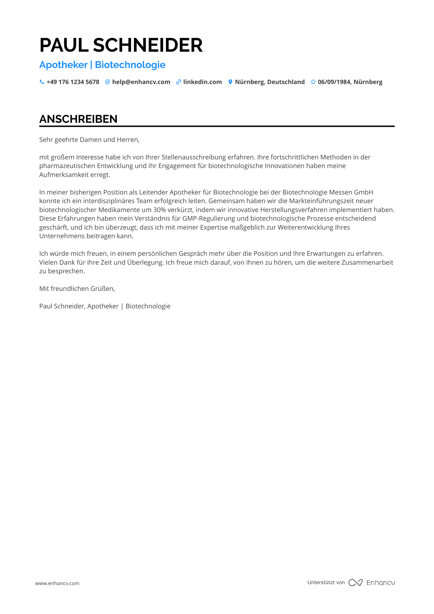 Apotheker in der Biotechnologie
