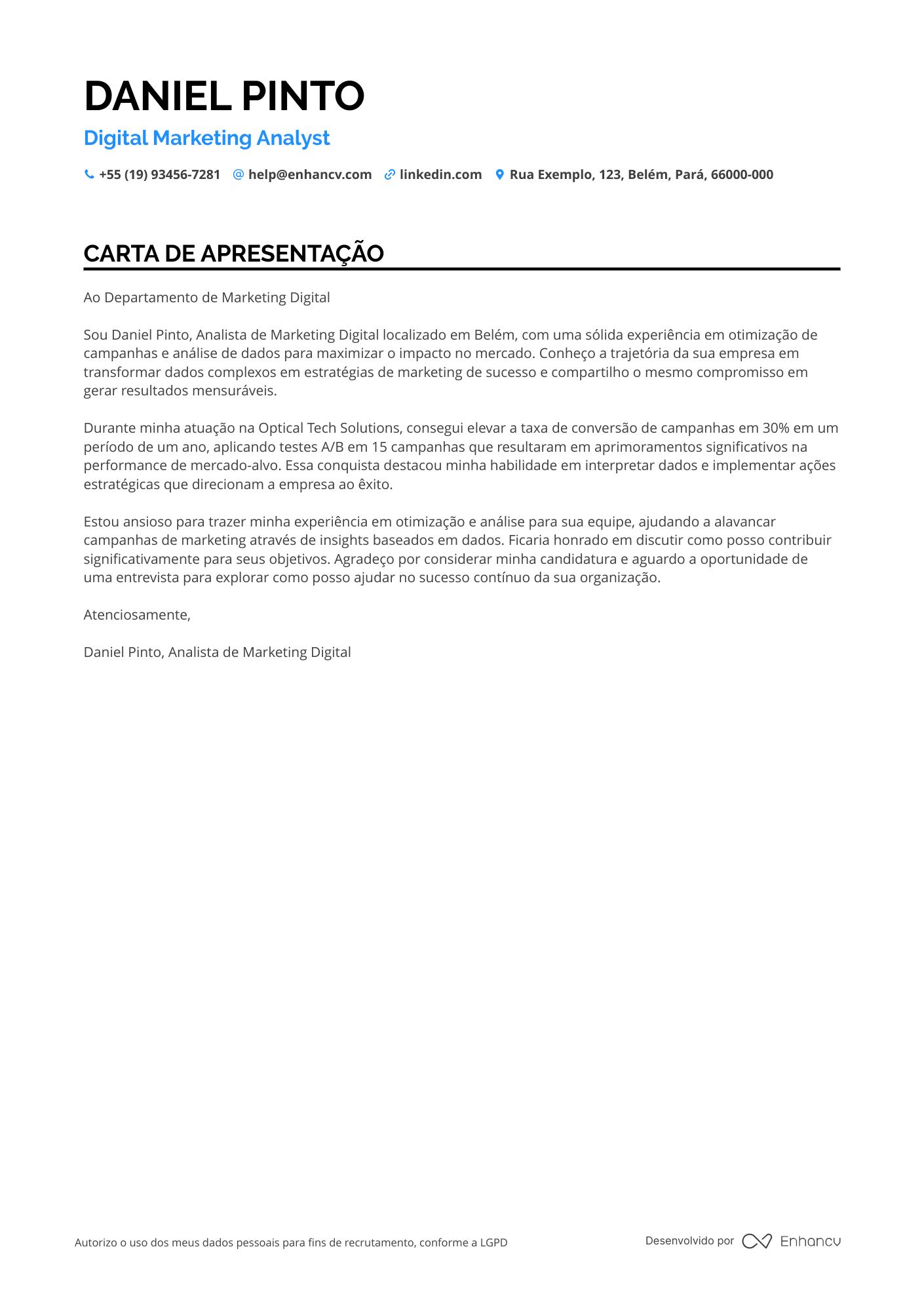 Analista de Dados de Marketing Digital