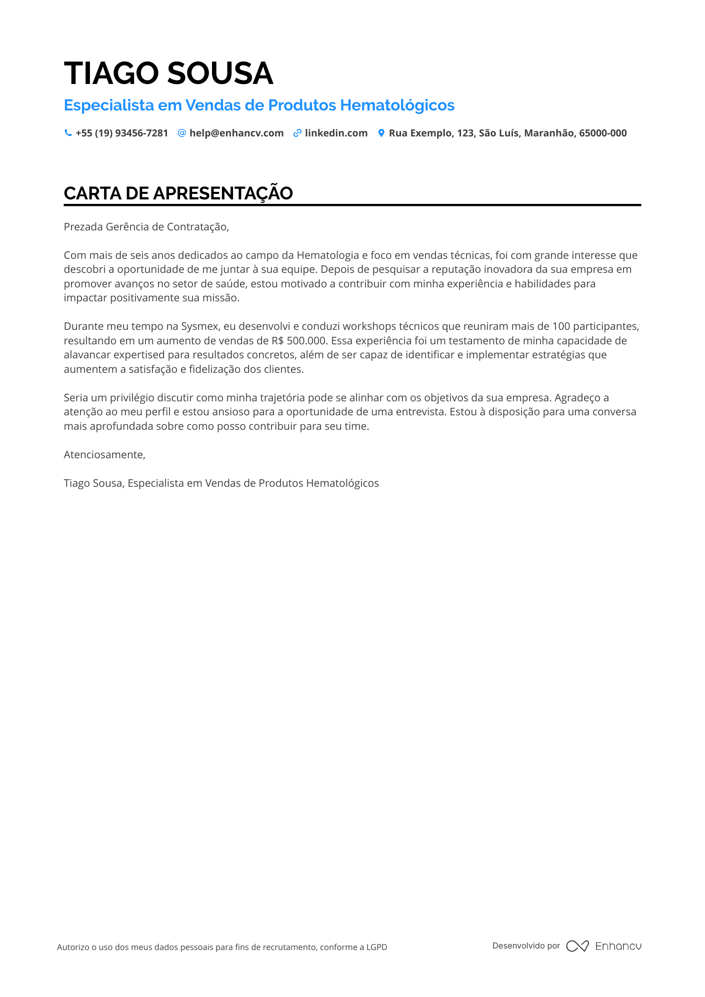 Técnico de Laboratório de Hematologia