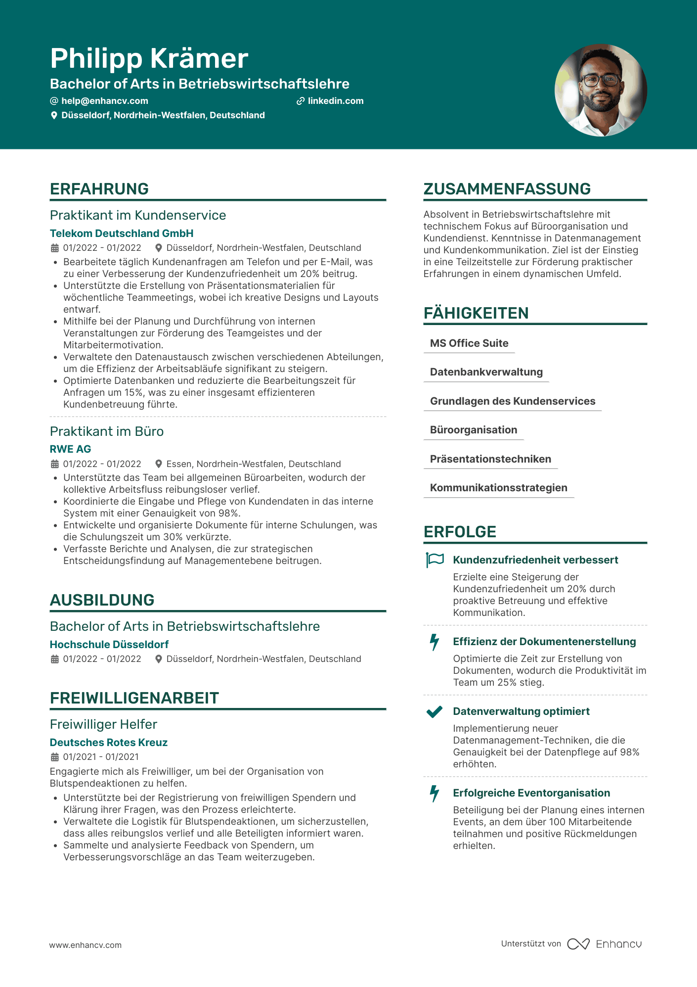 Nebenjob (Beispiel)