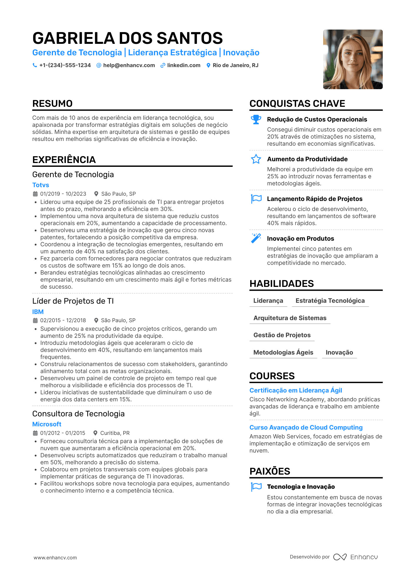 Gerente de tecnologia