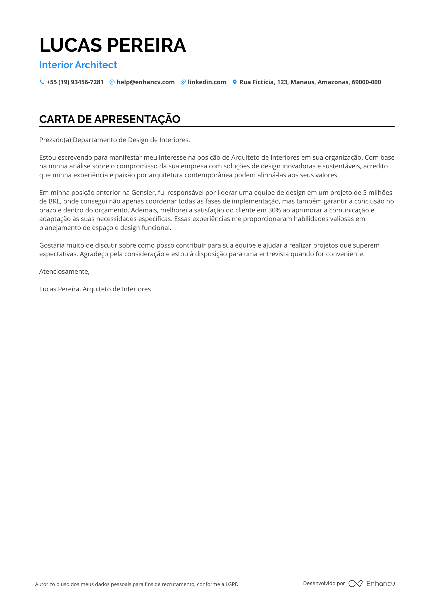 Arquiteto de Interiores