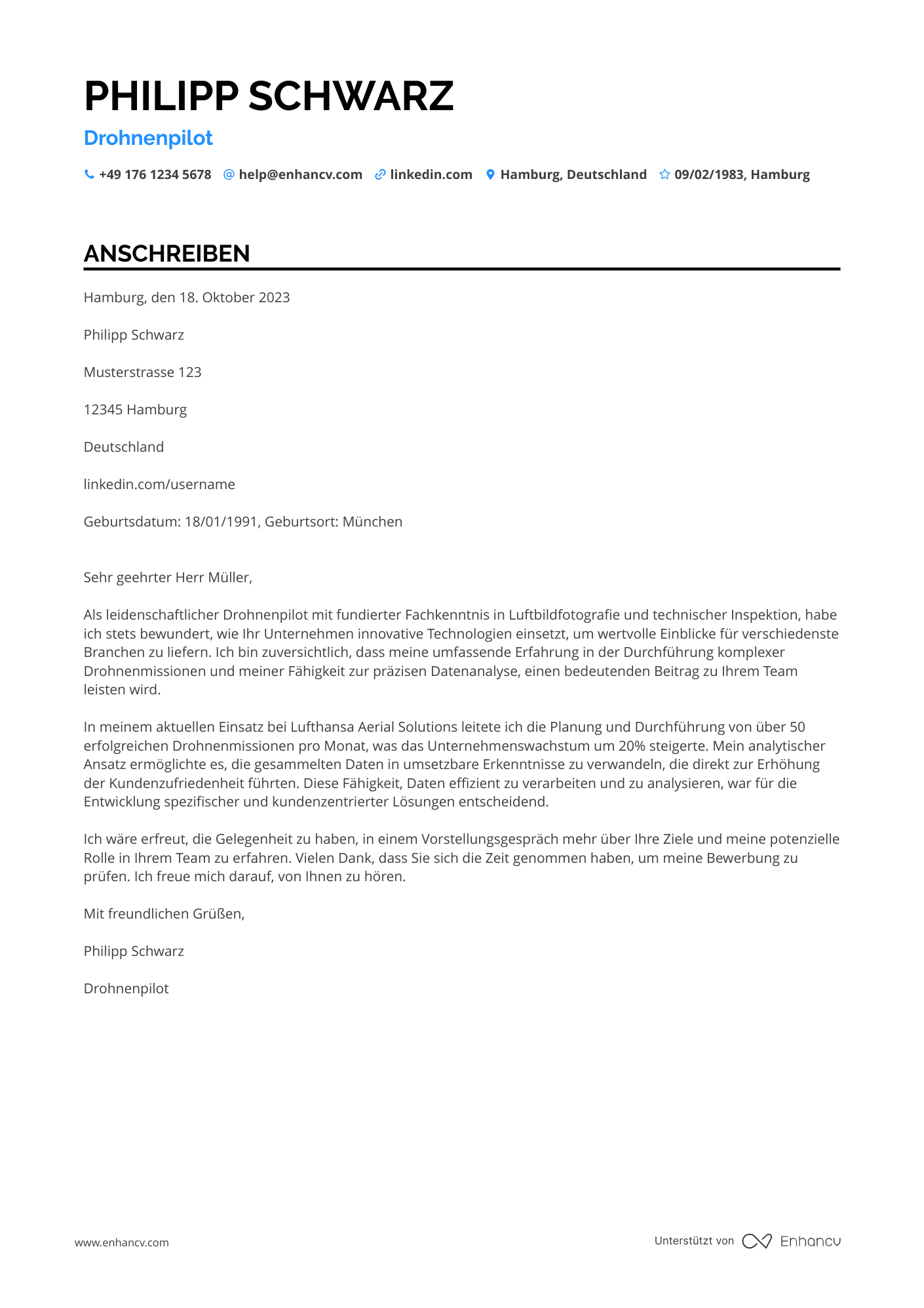 Ferngesteuerter Pilot
