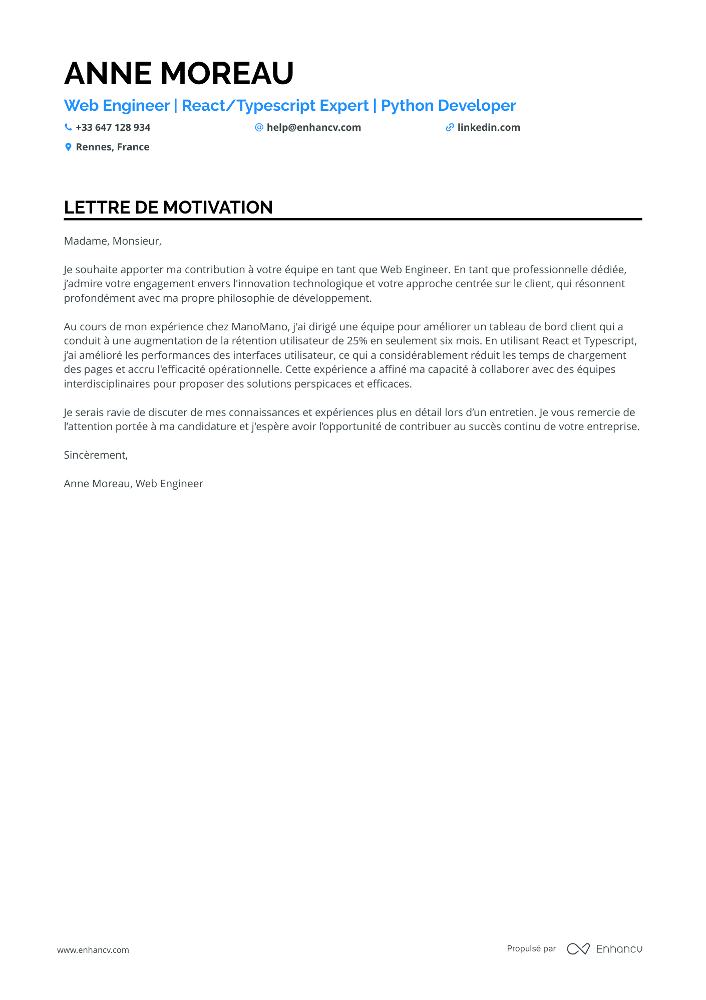 Web Développeur Senior