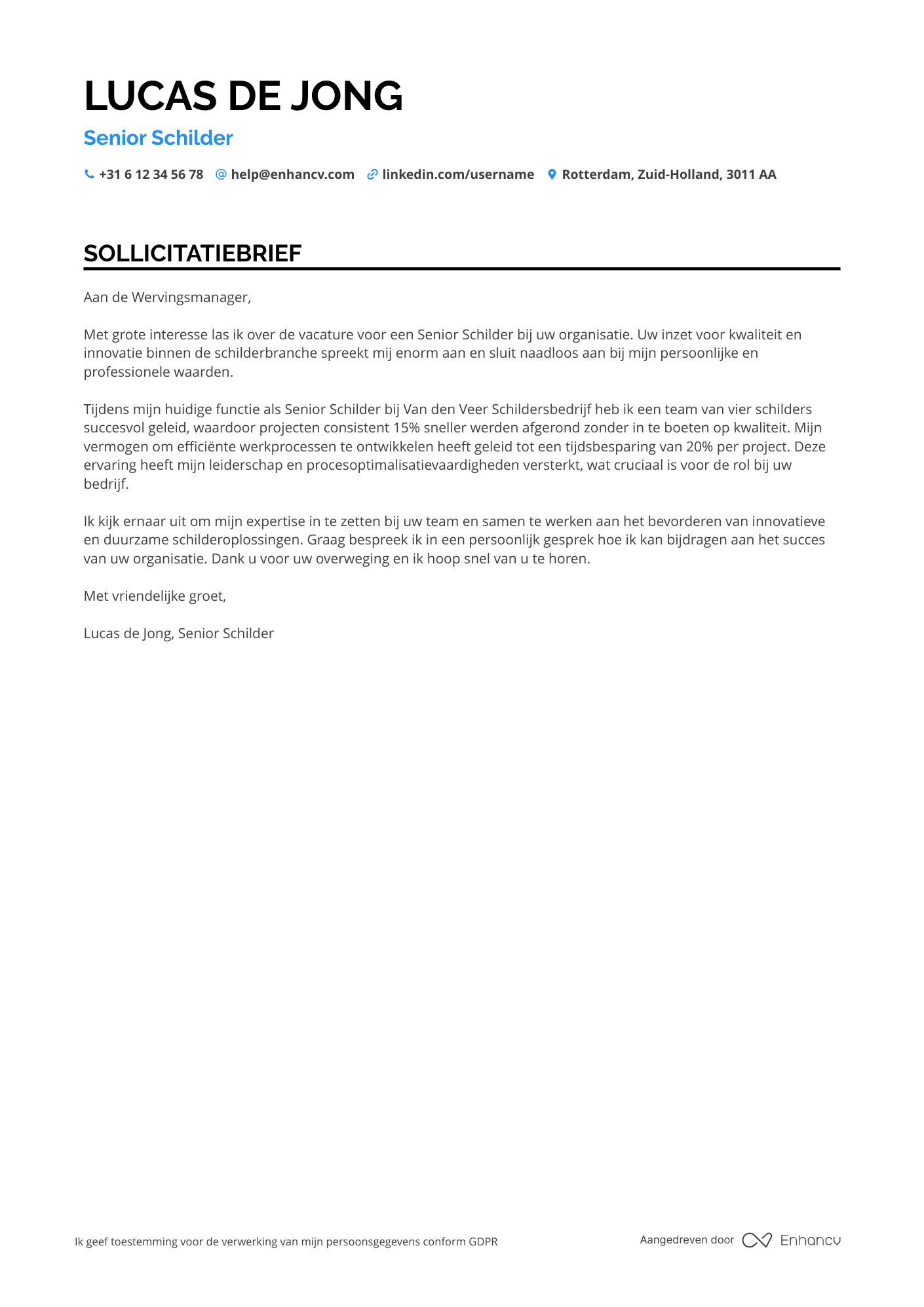 Schilder CV