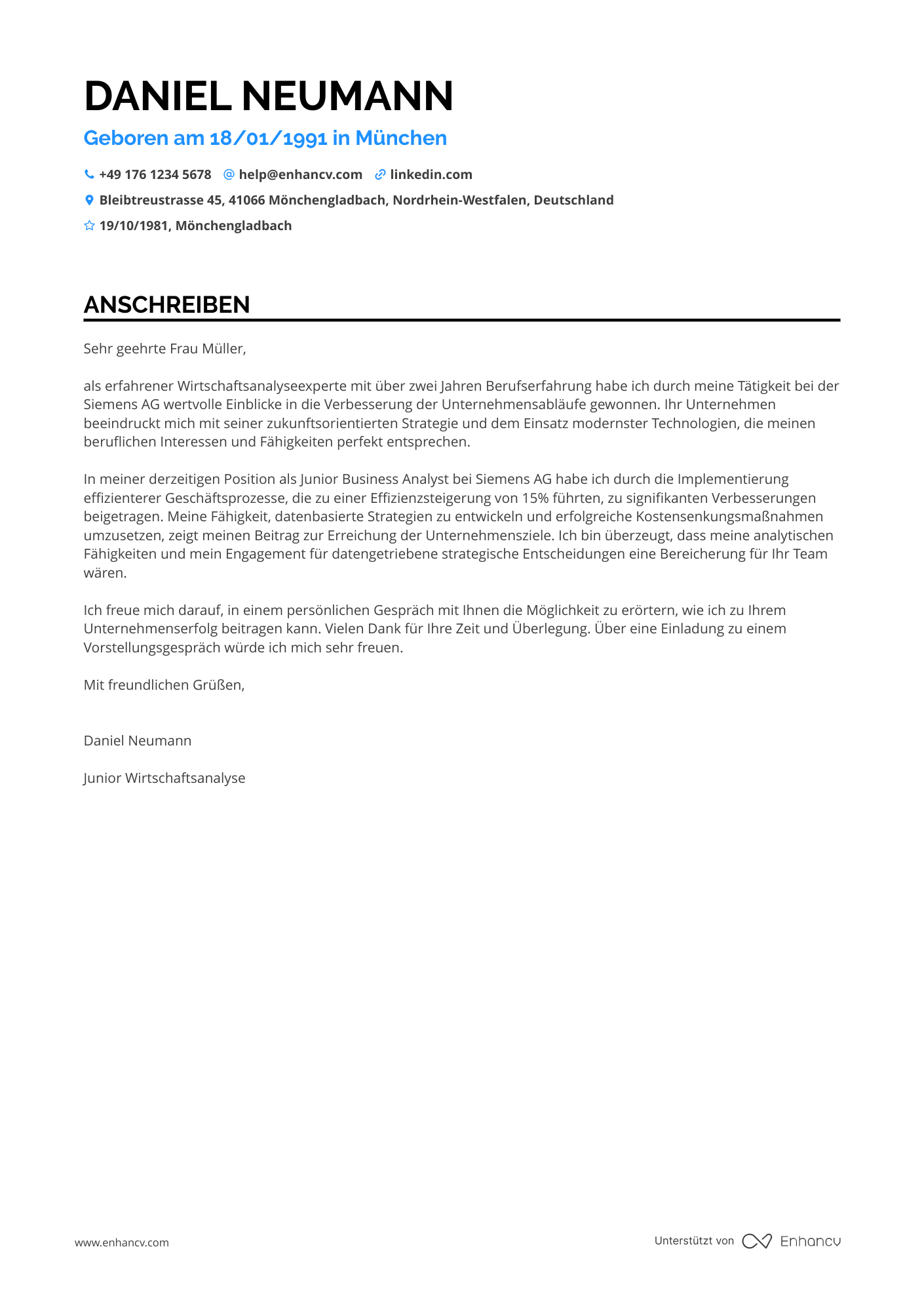 Junior Business Analyst