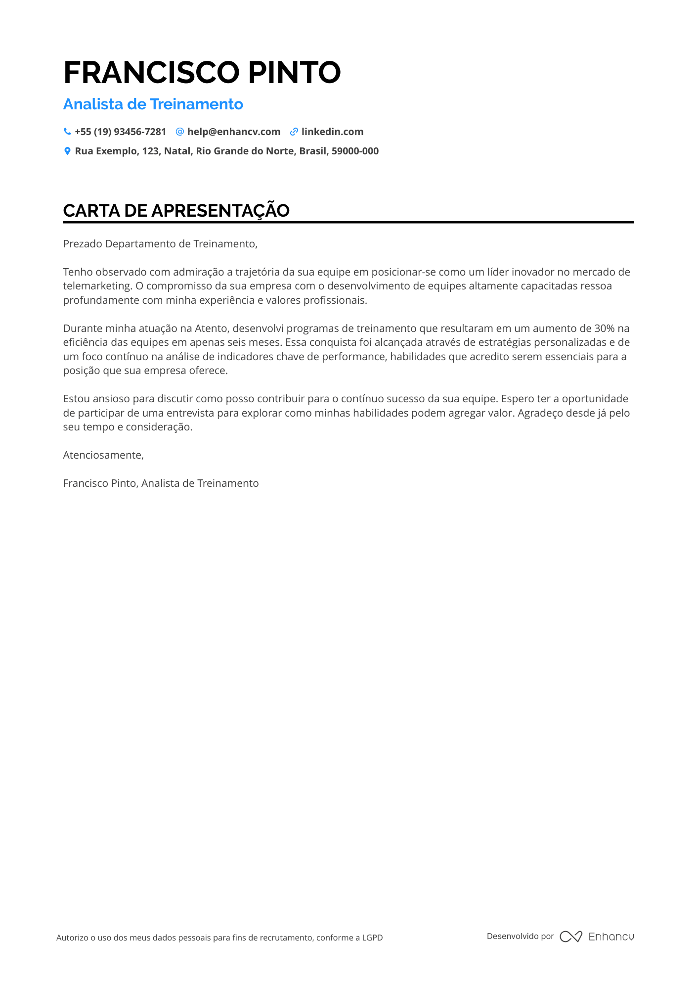 Analista de Telemarketing