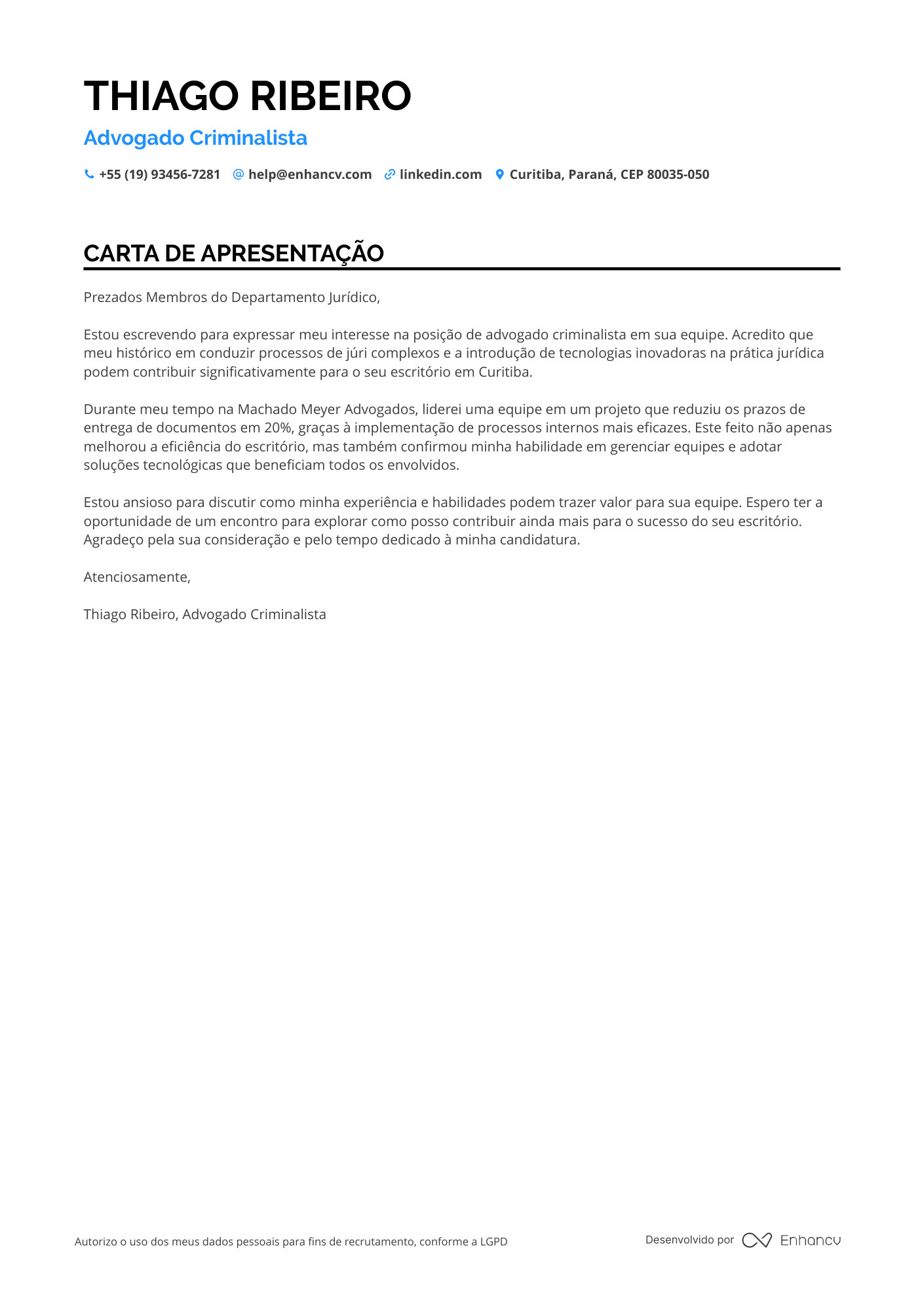 Advogado de Direito Penal