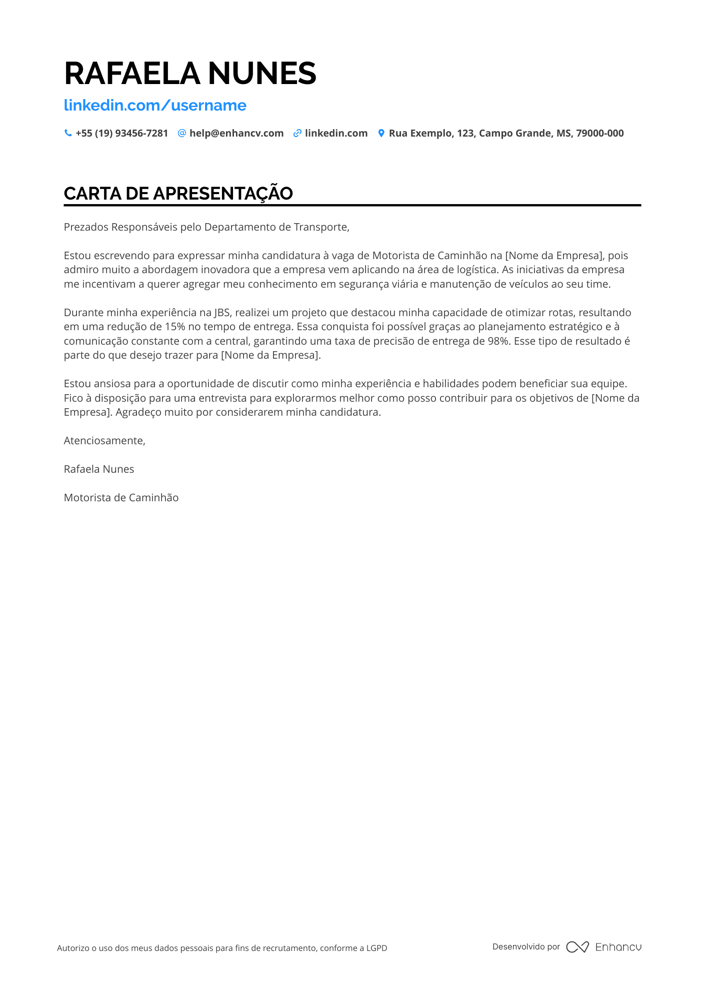 Motorista de caminhão de transporte de grãos