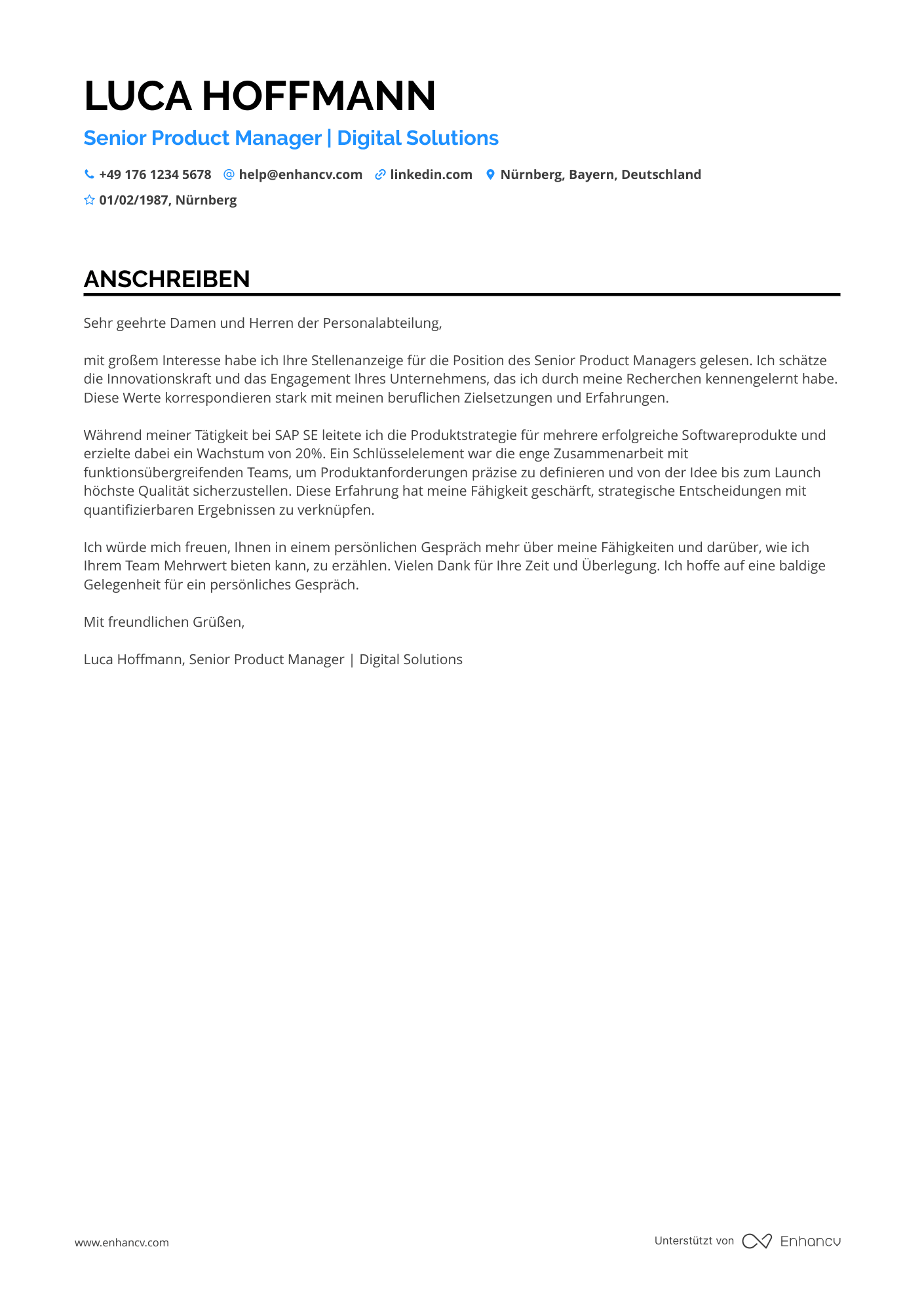Senior Produktmanager