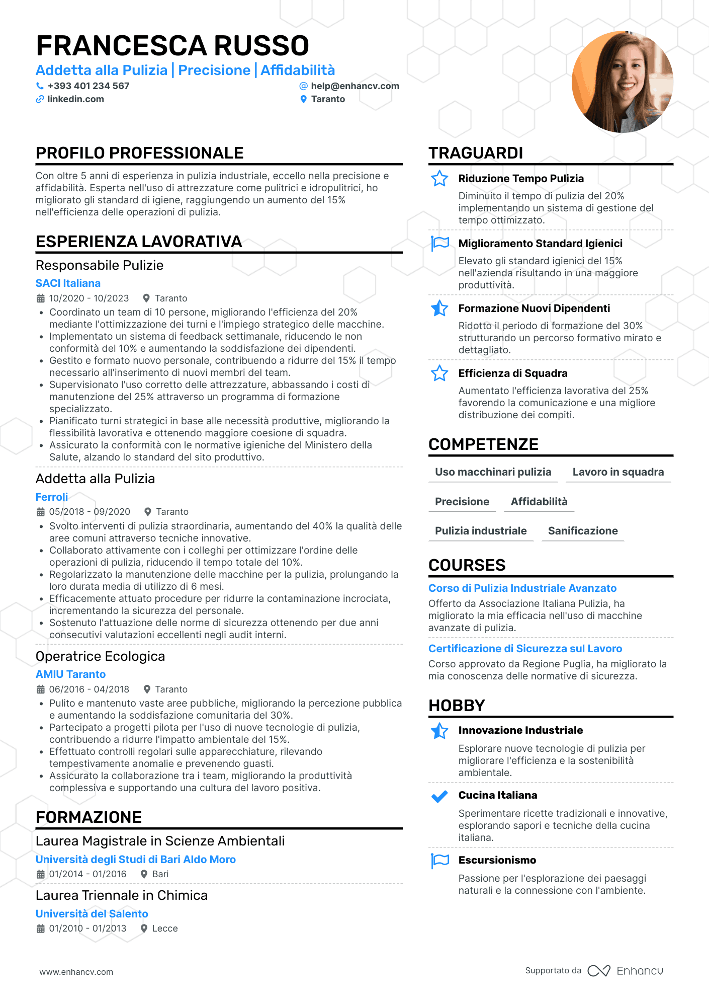 Servizio Clienti CV