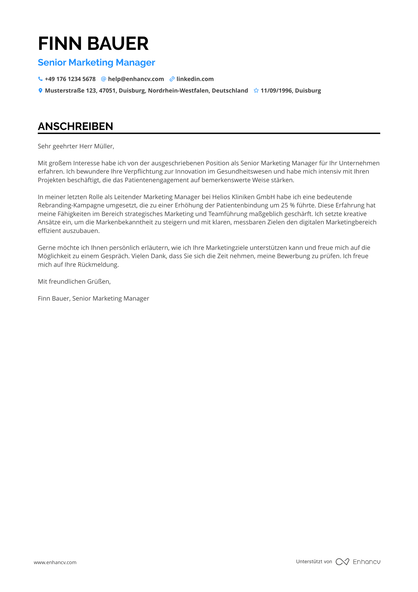 Marketing Manager im Gesundheitswesen
