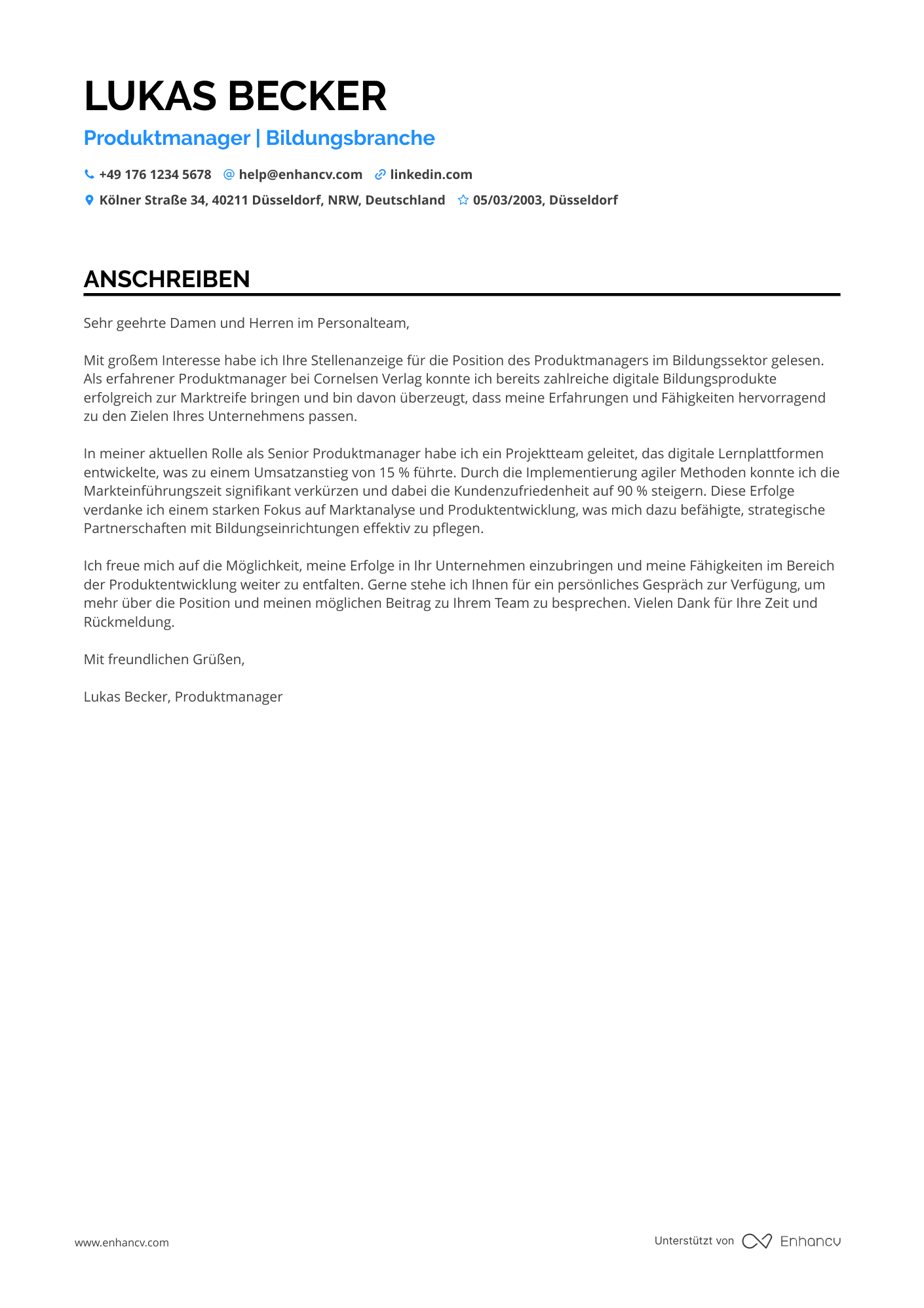 Produktmanager in der Bildungsbranche