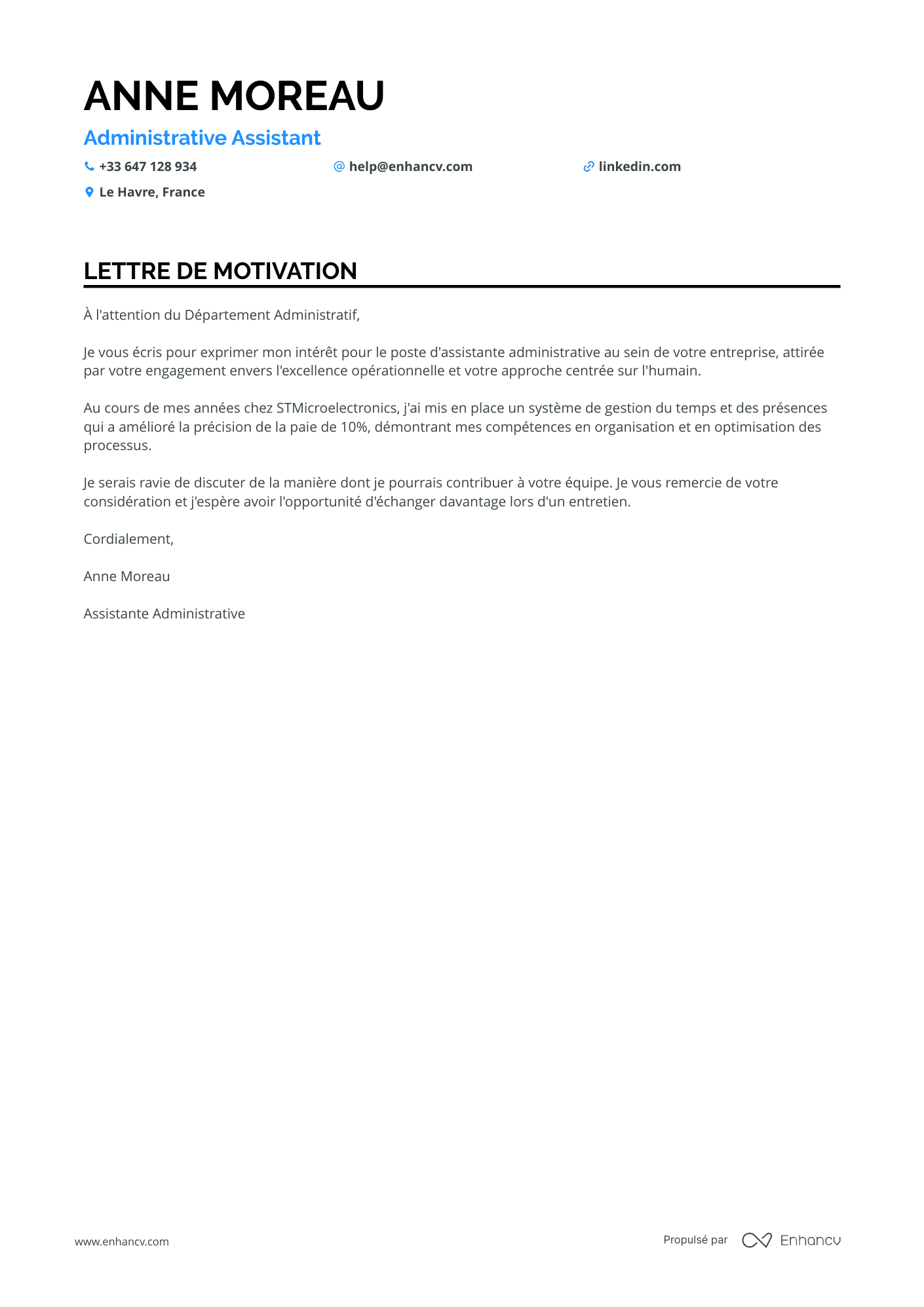 Assistant Administratif de Direction