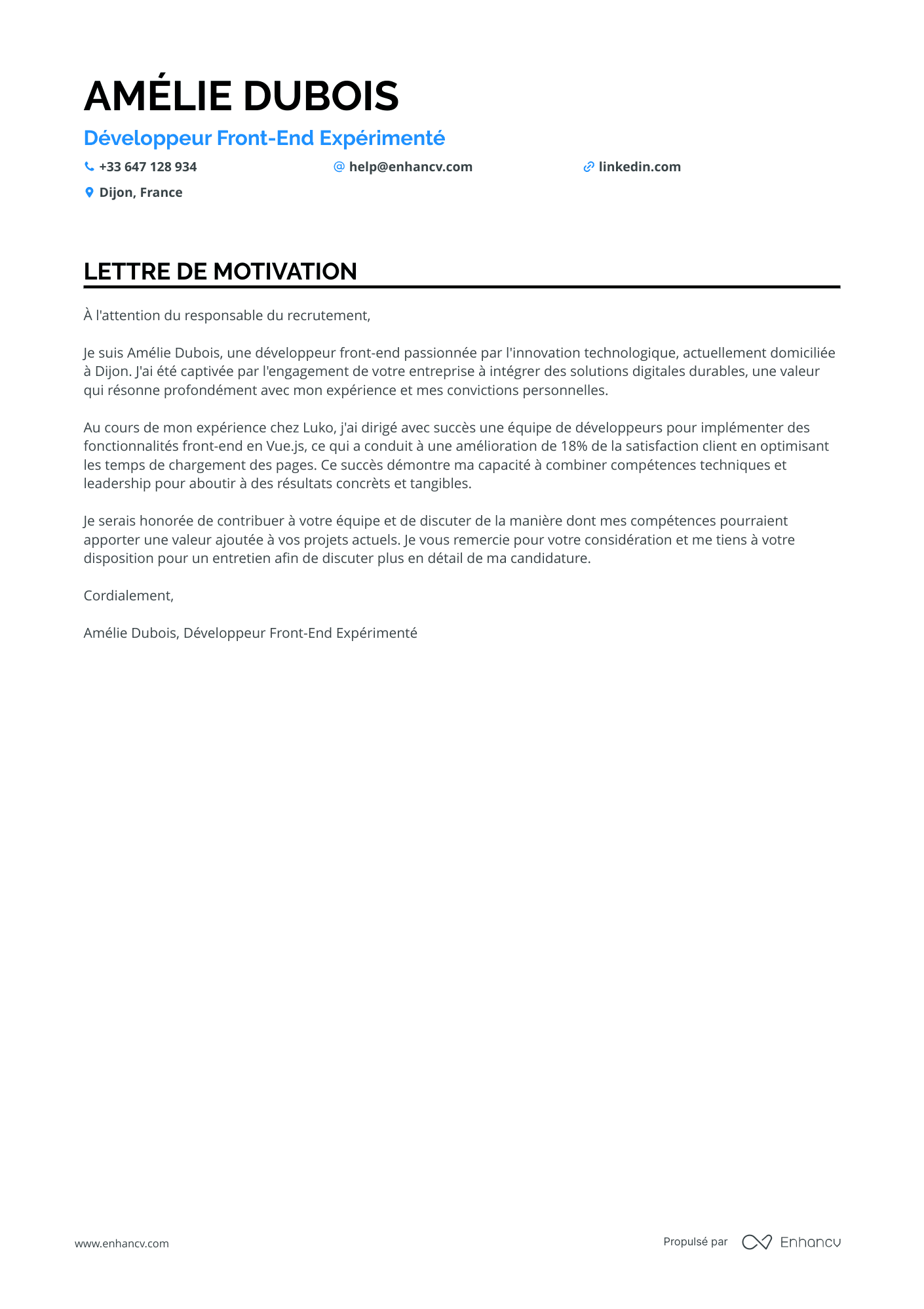Développeur web débutant