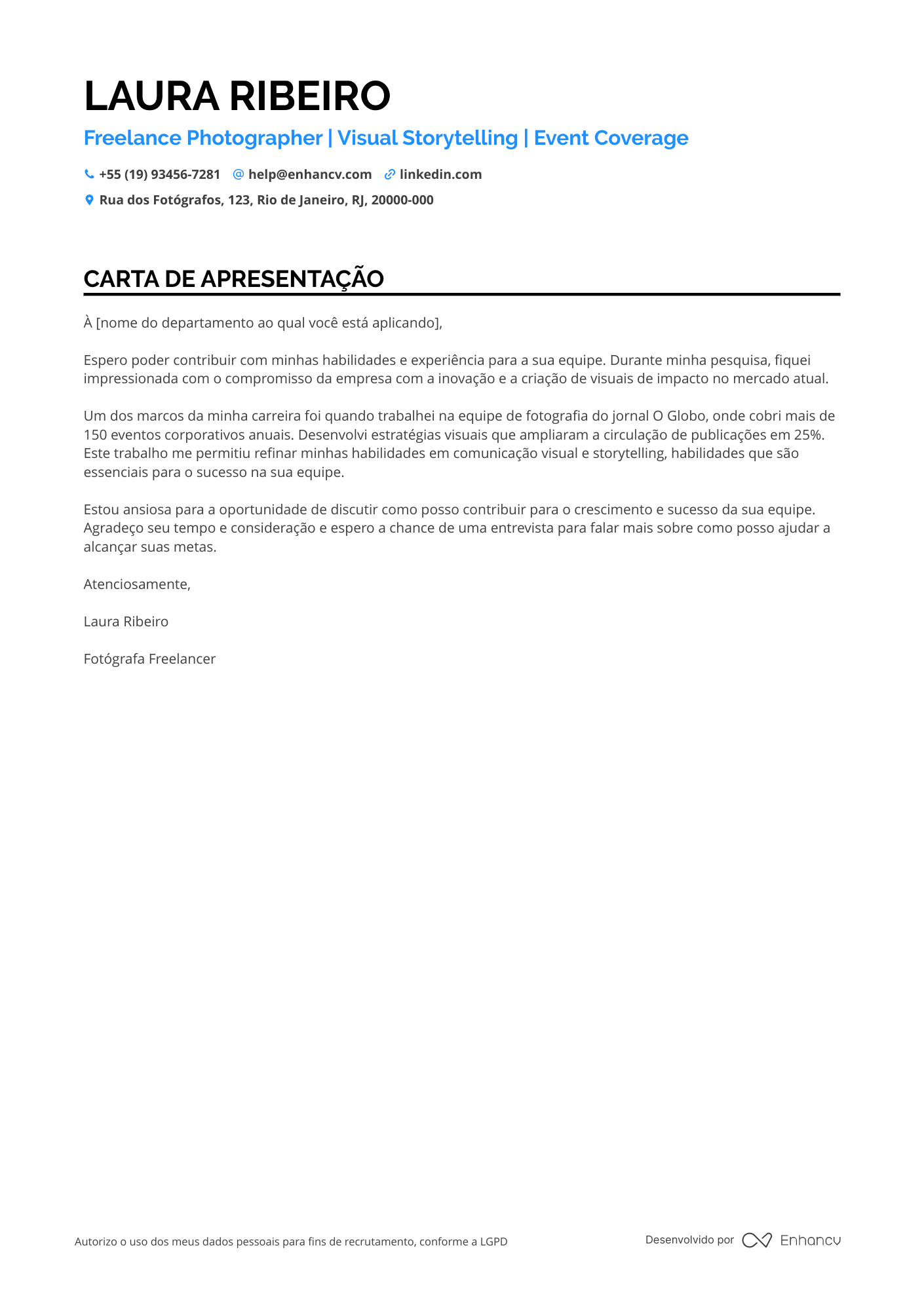 Fotógrafo Autônomo