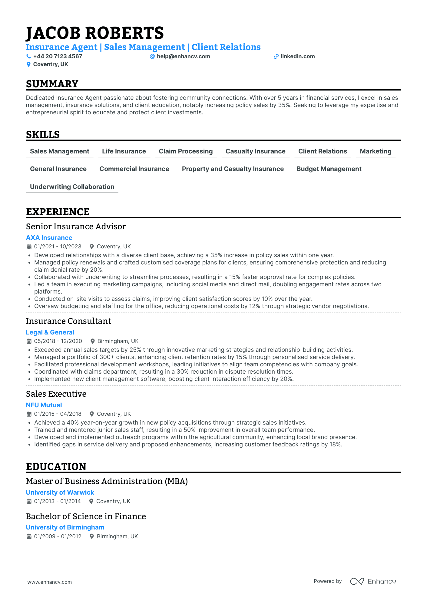 Finance Manager in Agriculture