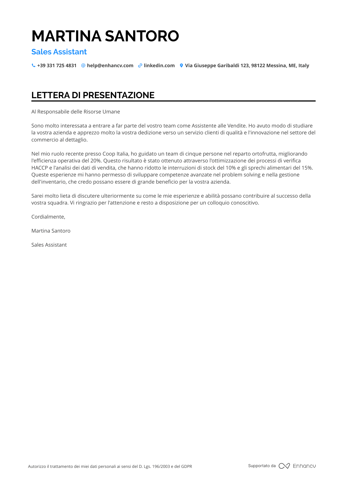 Addetto alla Gestione dei Rifornimenti di Supermercato