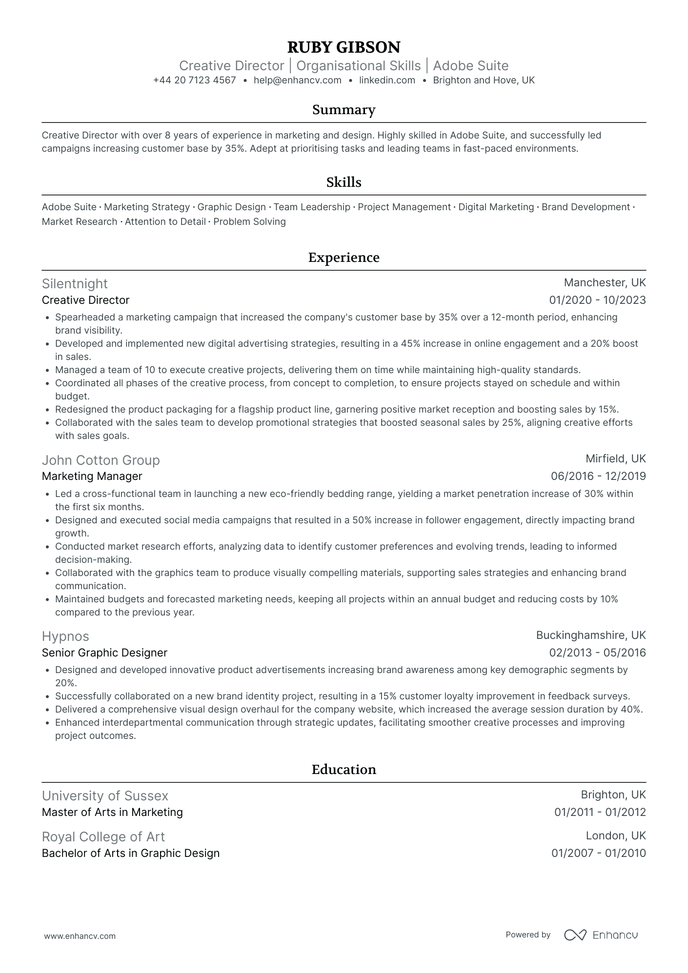Deputy Creative Director