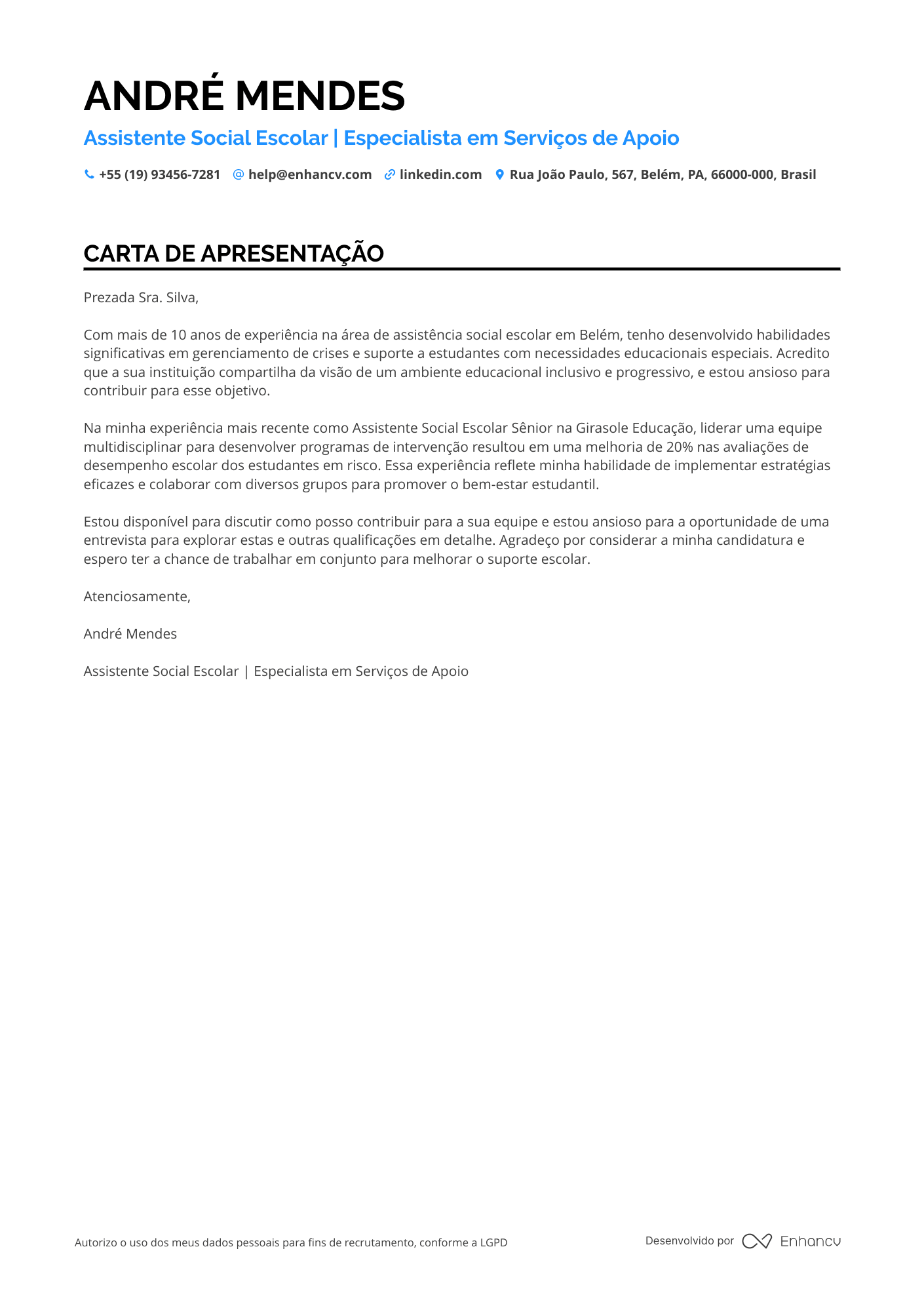 Assistente Social Escolar