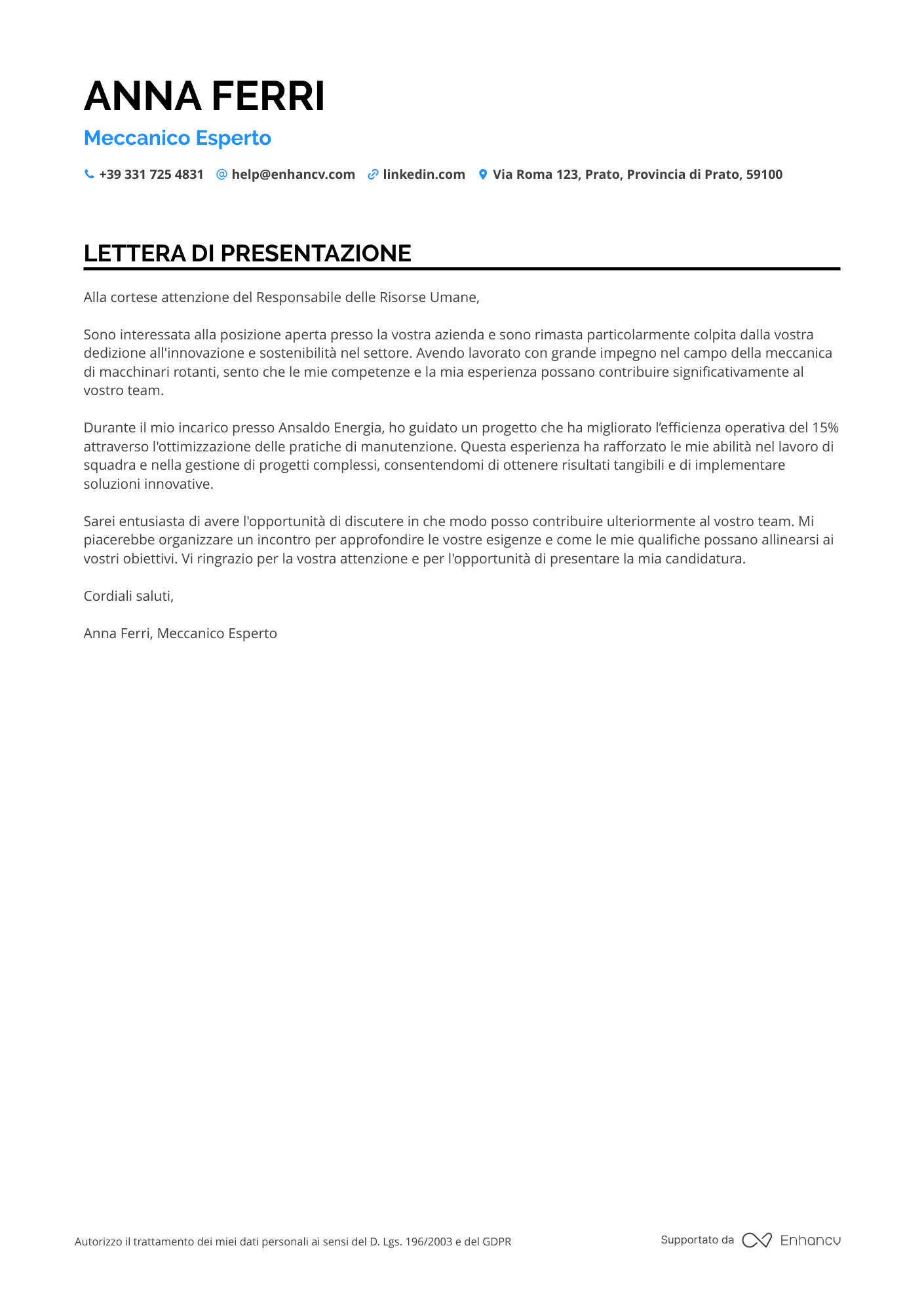 Meccanico di Macchine Industriali