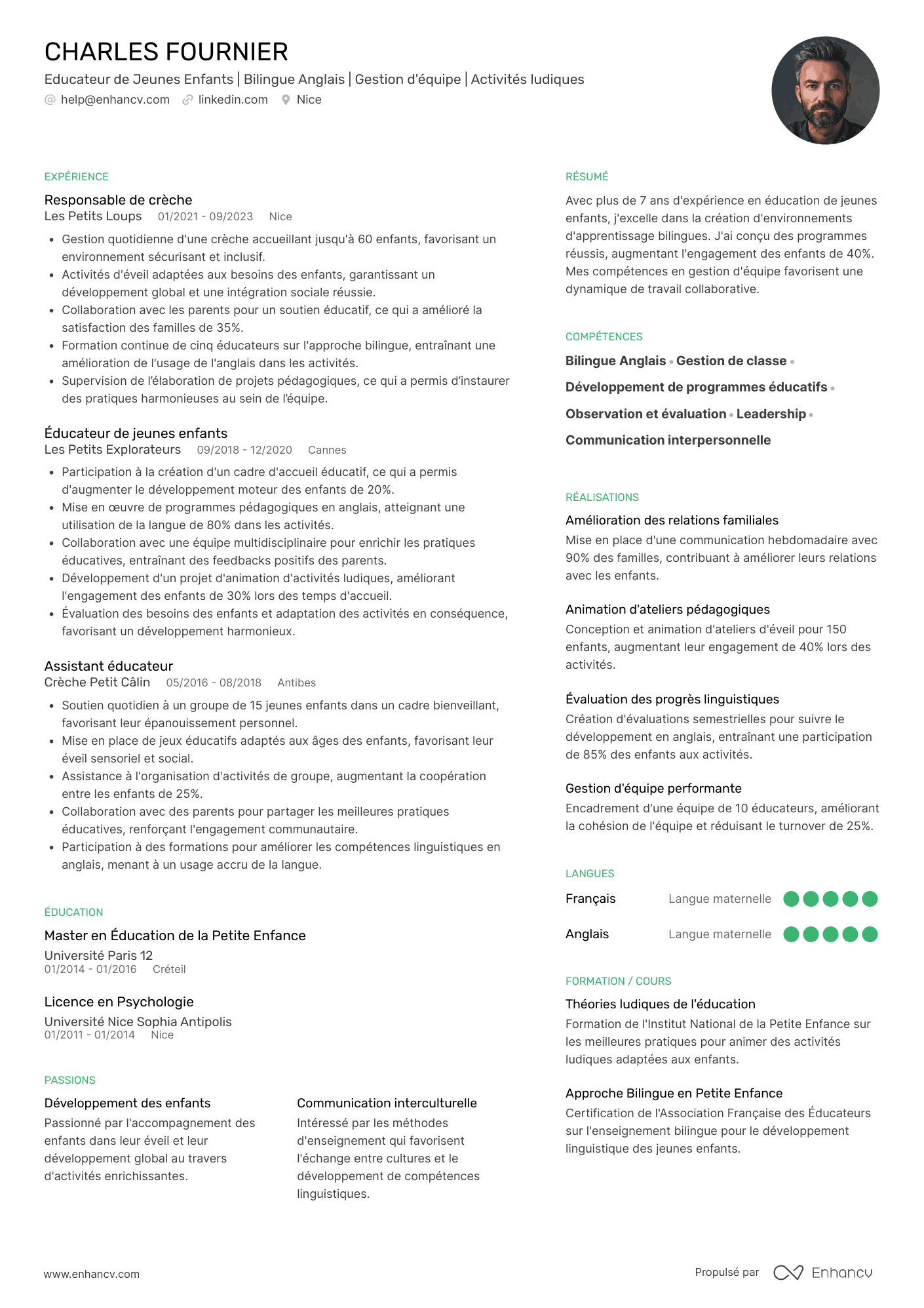 Auxiliaire de puériculture en anglais