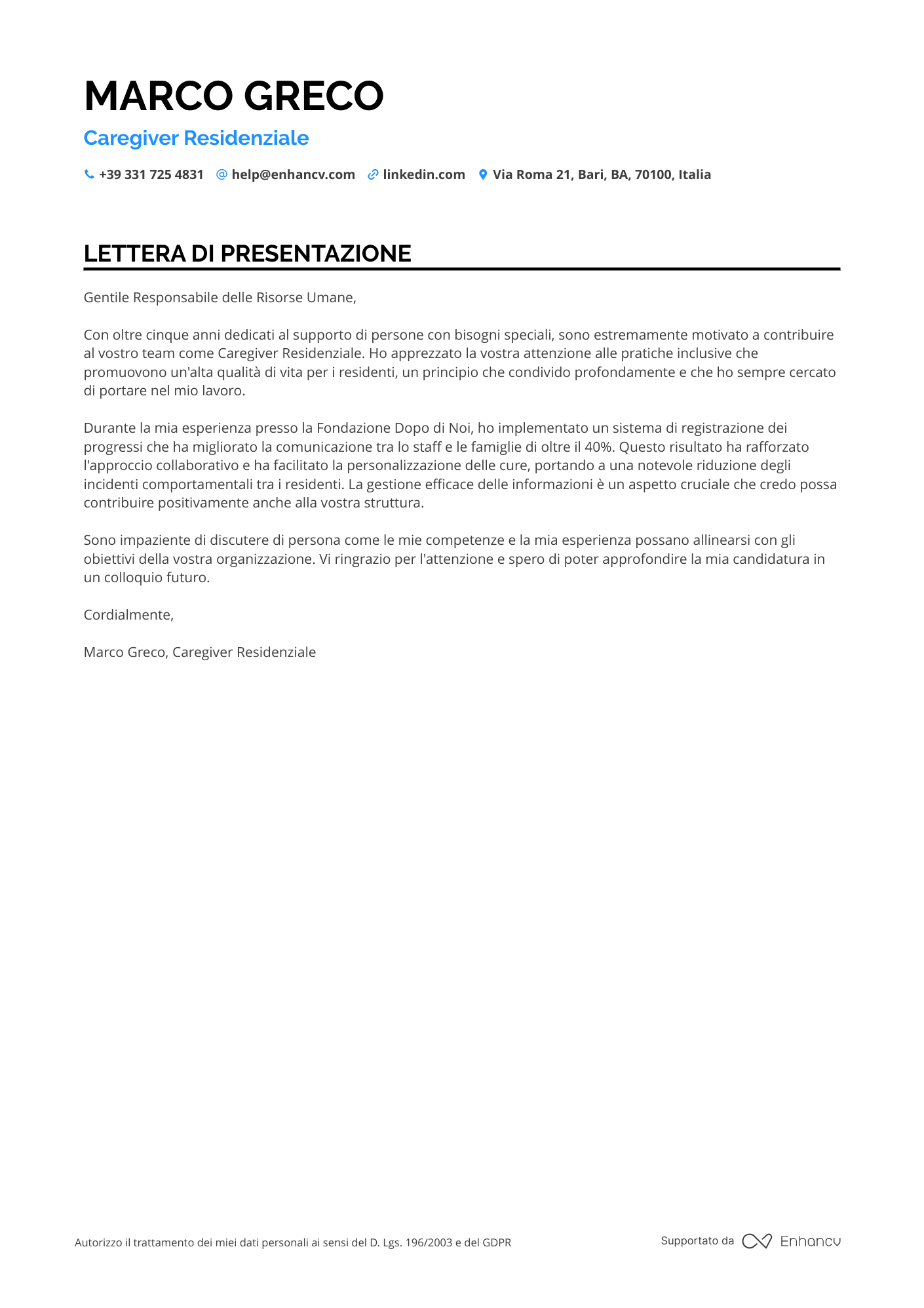 Badante Specializzato in Parkinson