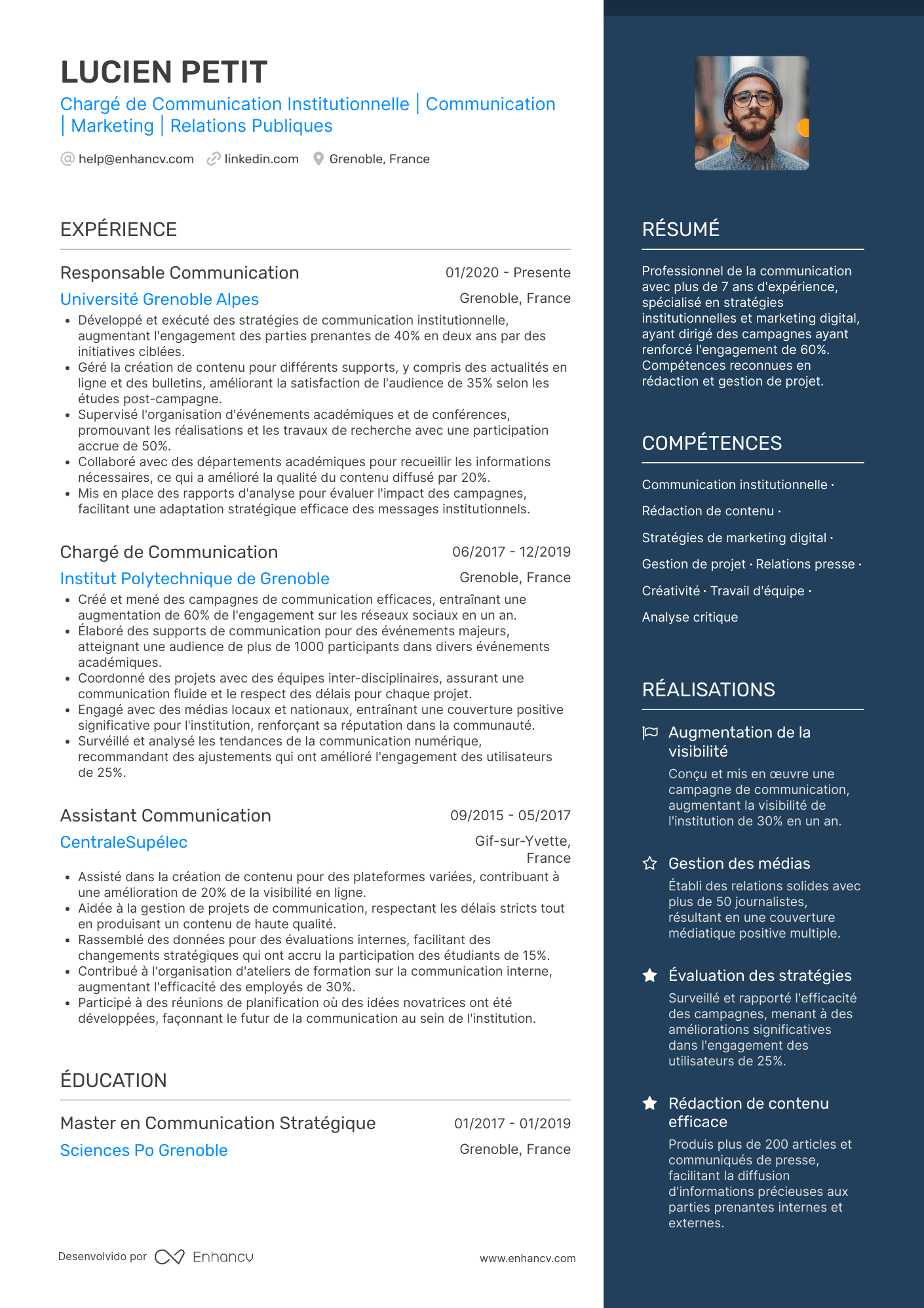Chargé·e de communication institutionnelle