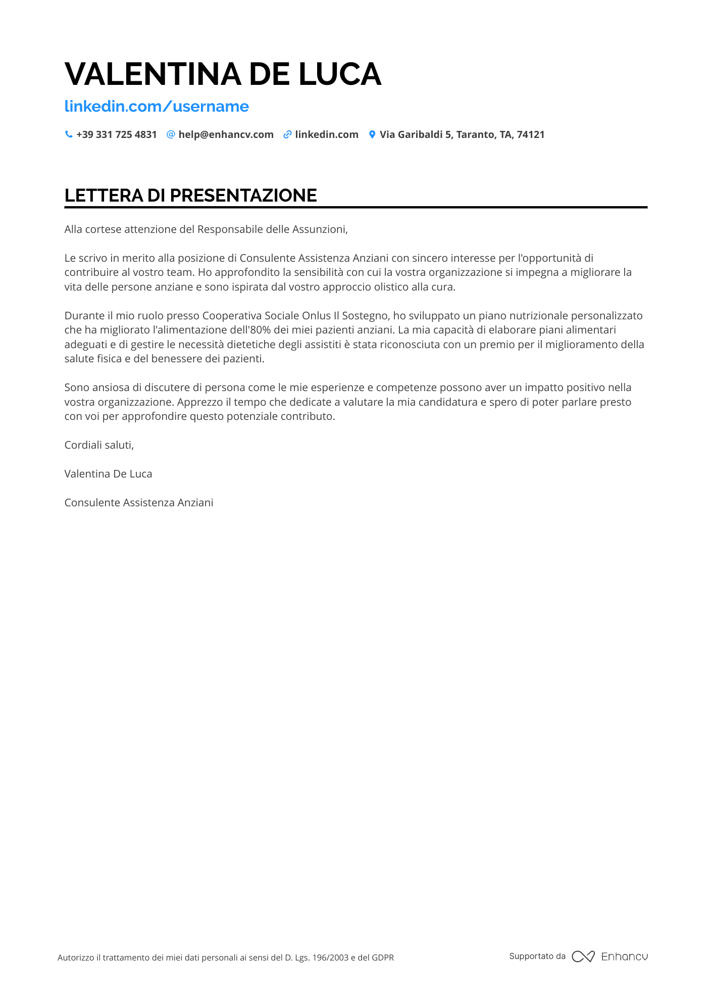 Badante per Anziani