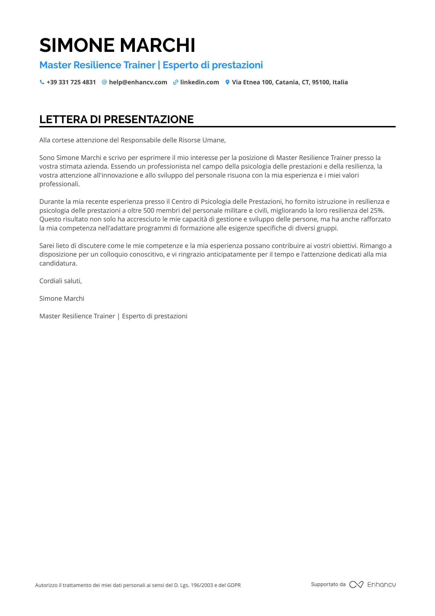 Consulente Sportivo Esperto