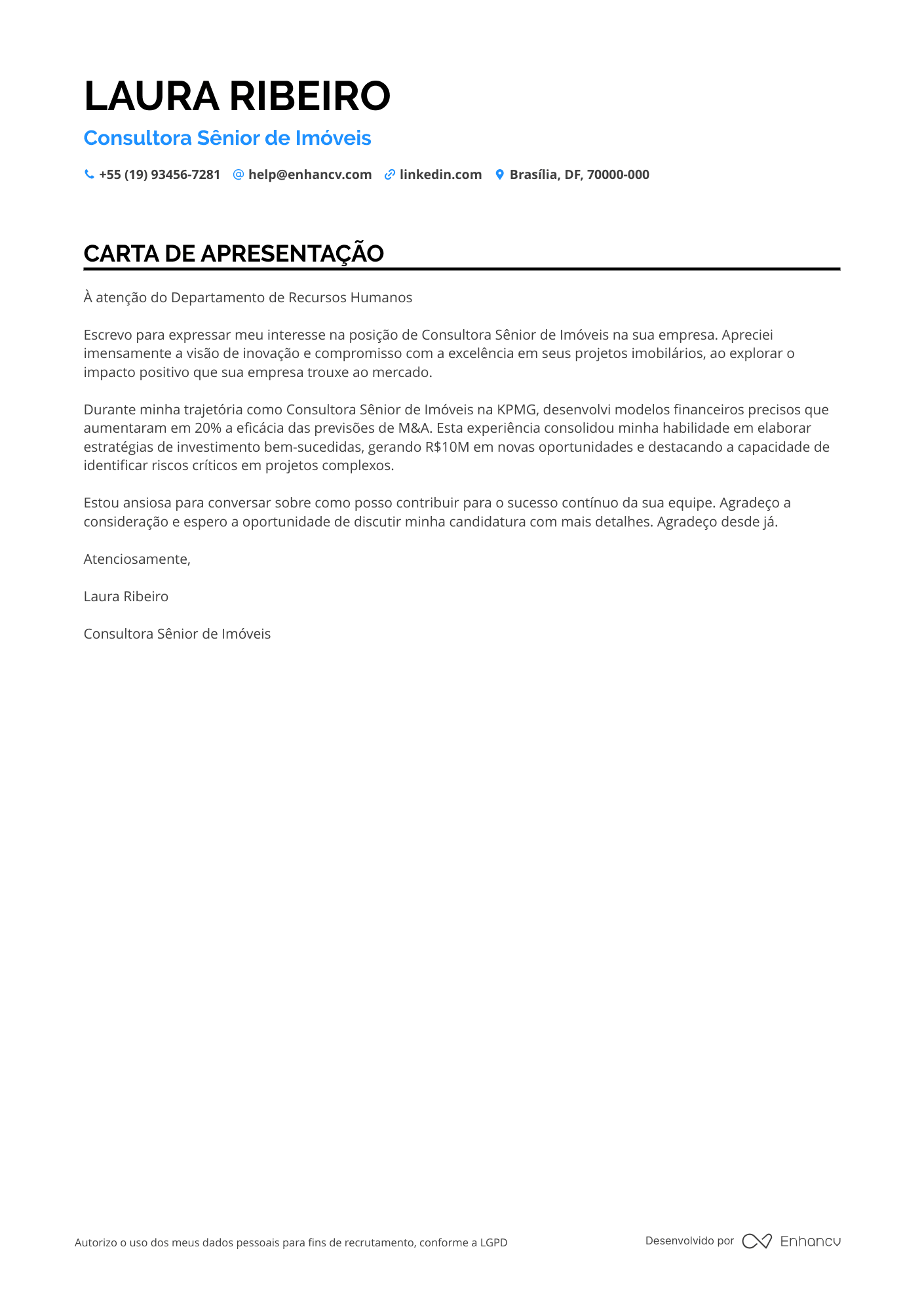 Consultor de Vendas de Imóveis