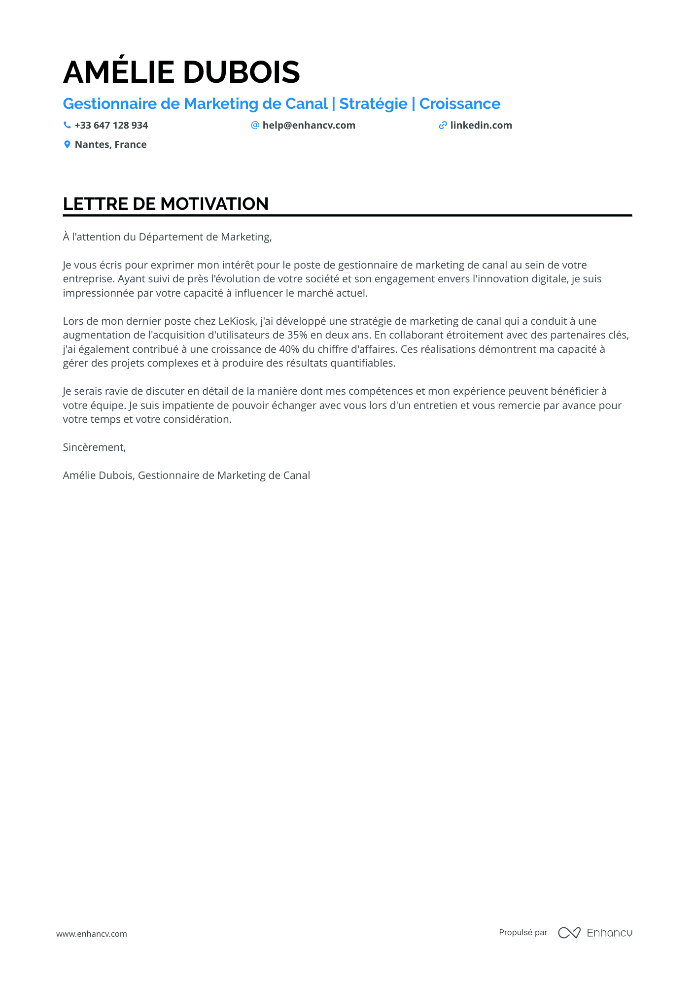 Responsable Marketing Senior