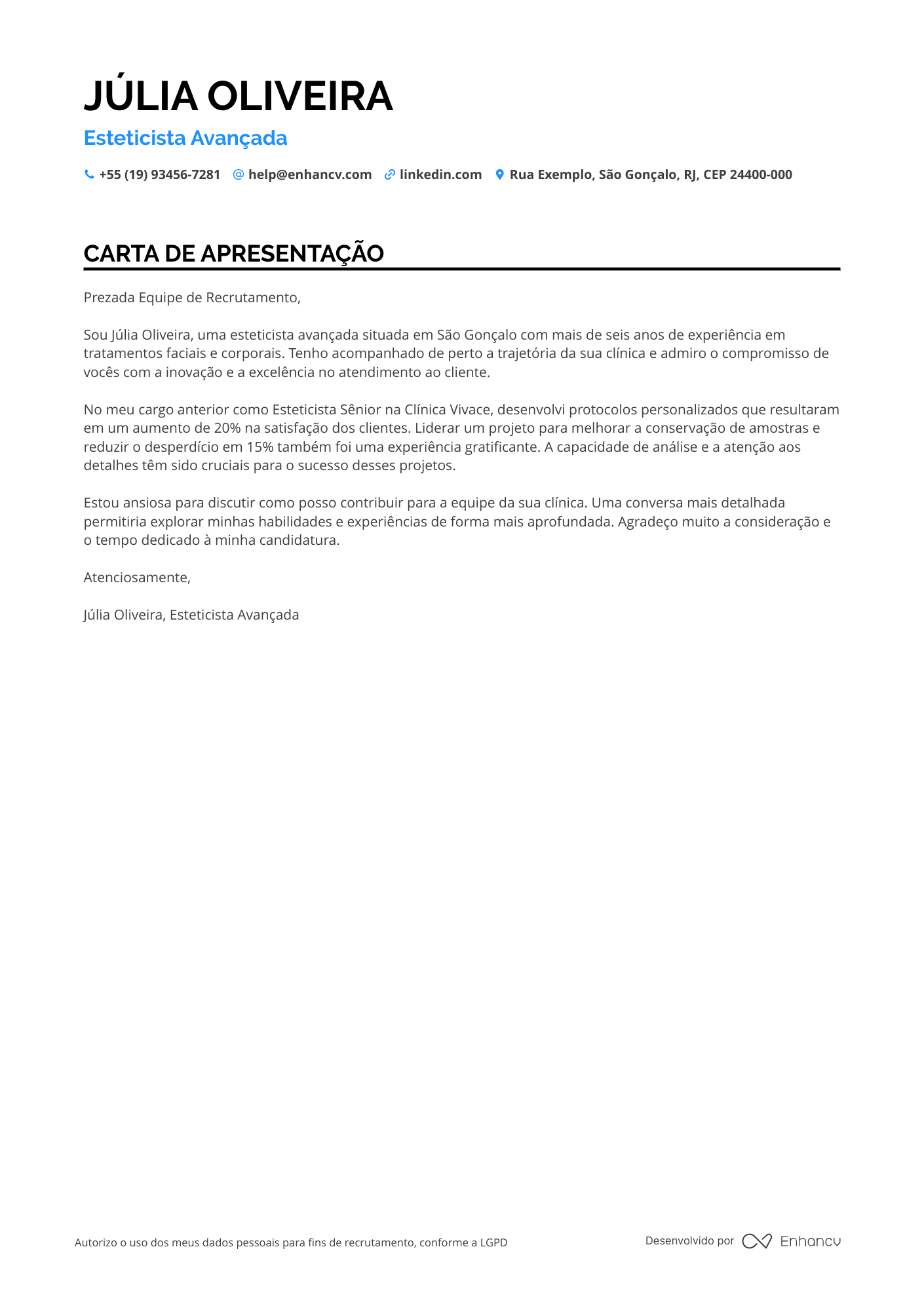 Esteticista Clínica