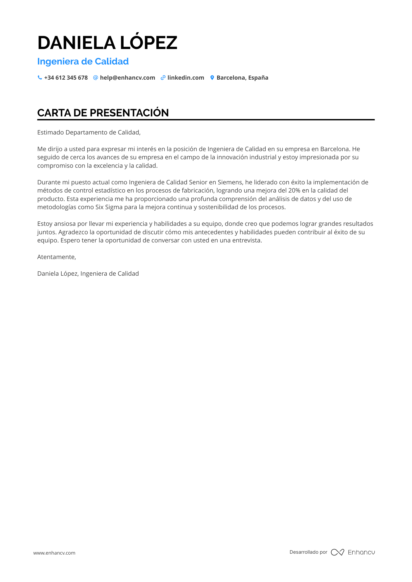 Ingeniero de Calidad