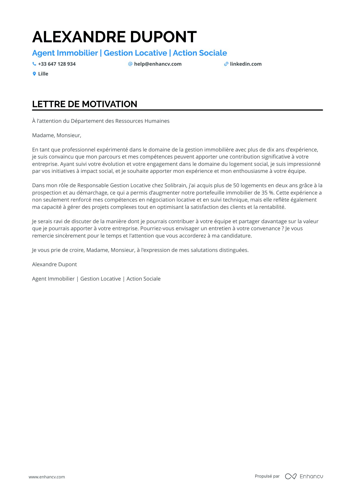 Agent Immobilier Gestionnaire