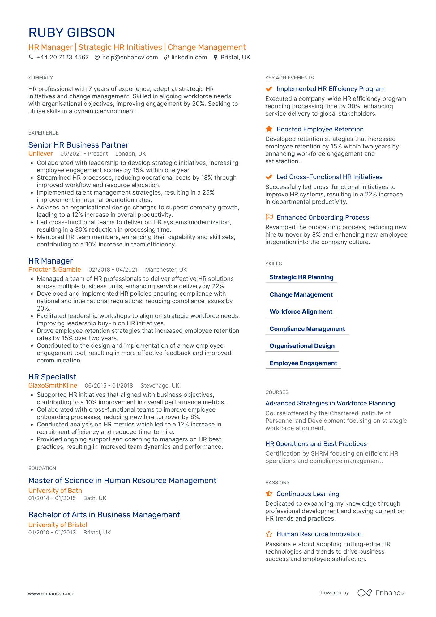 HR Manager in Hospitality