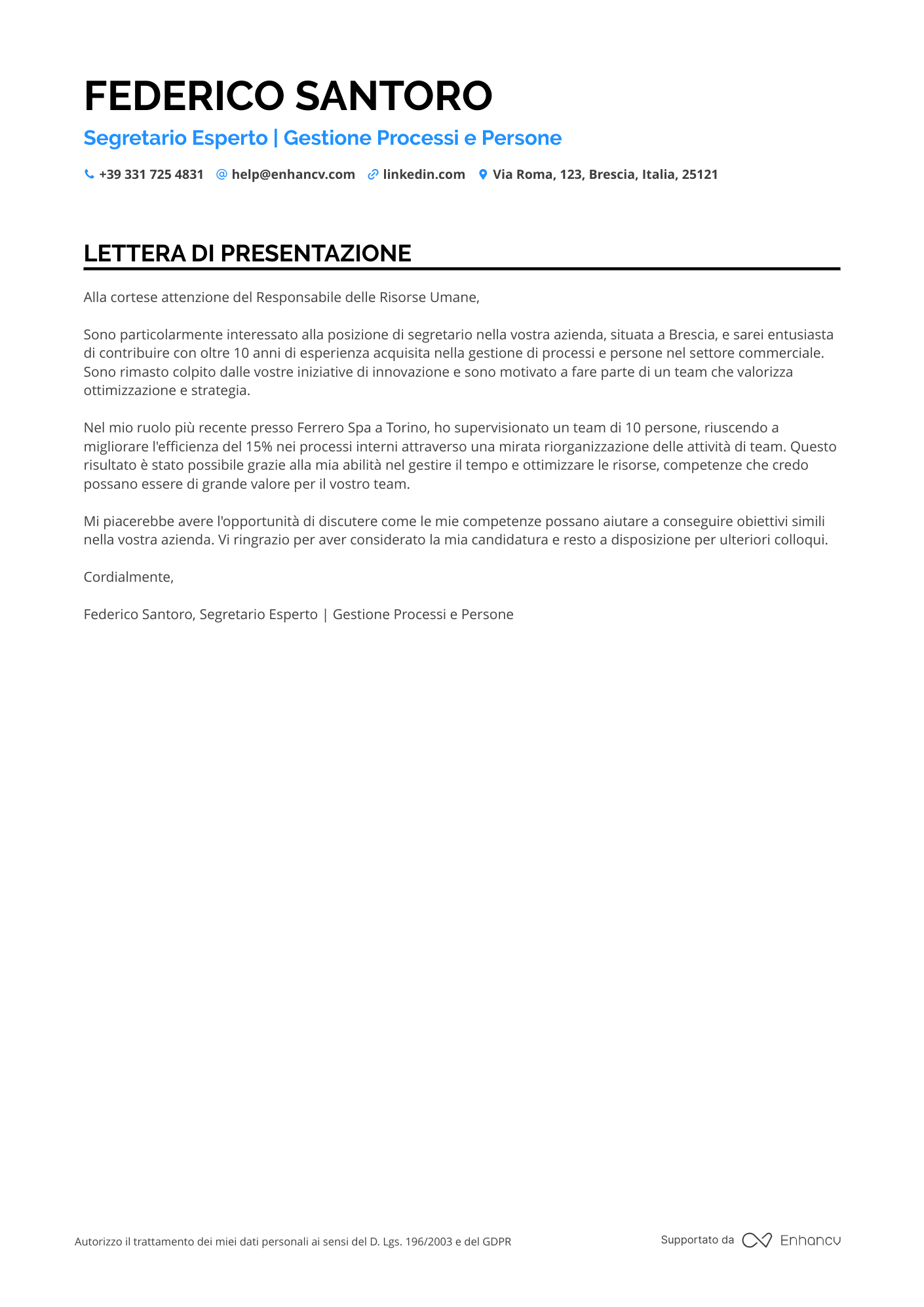 Receptionist Dentale