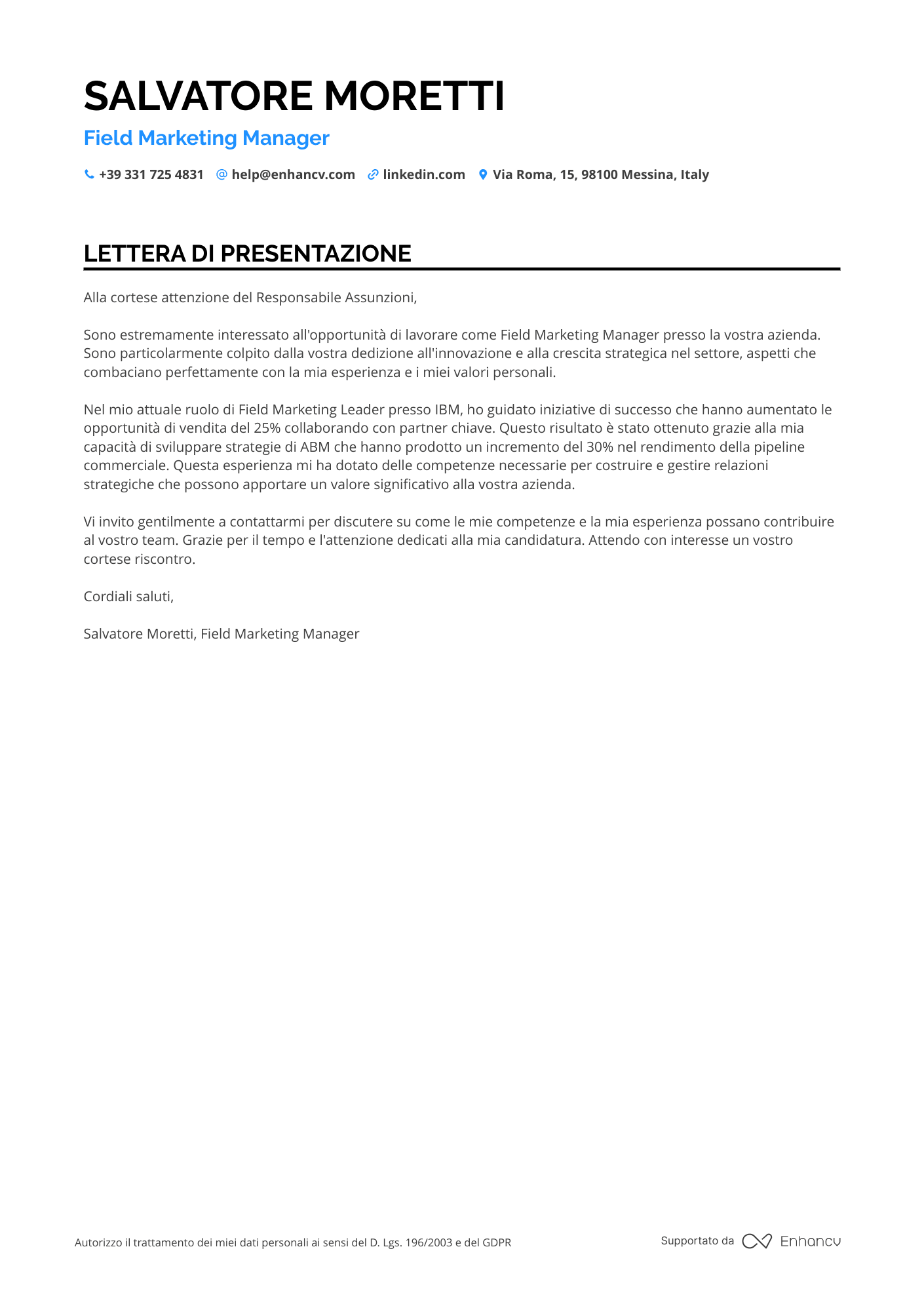 Direttore Marketing