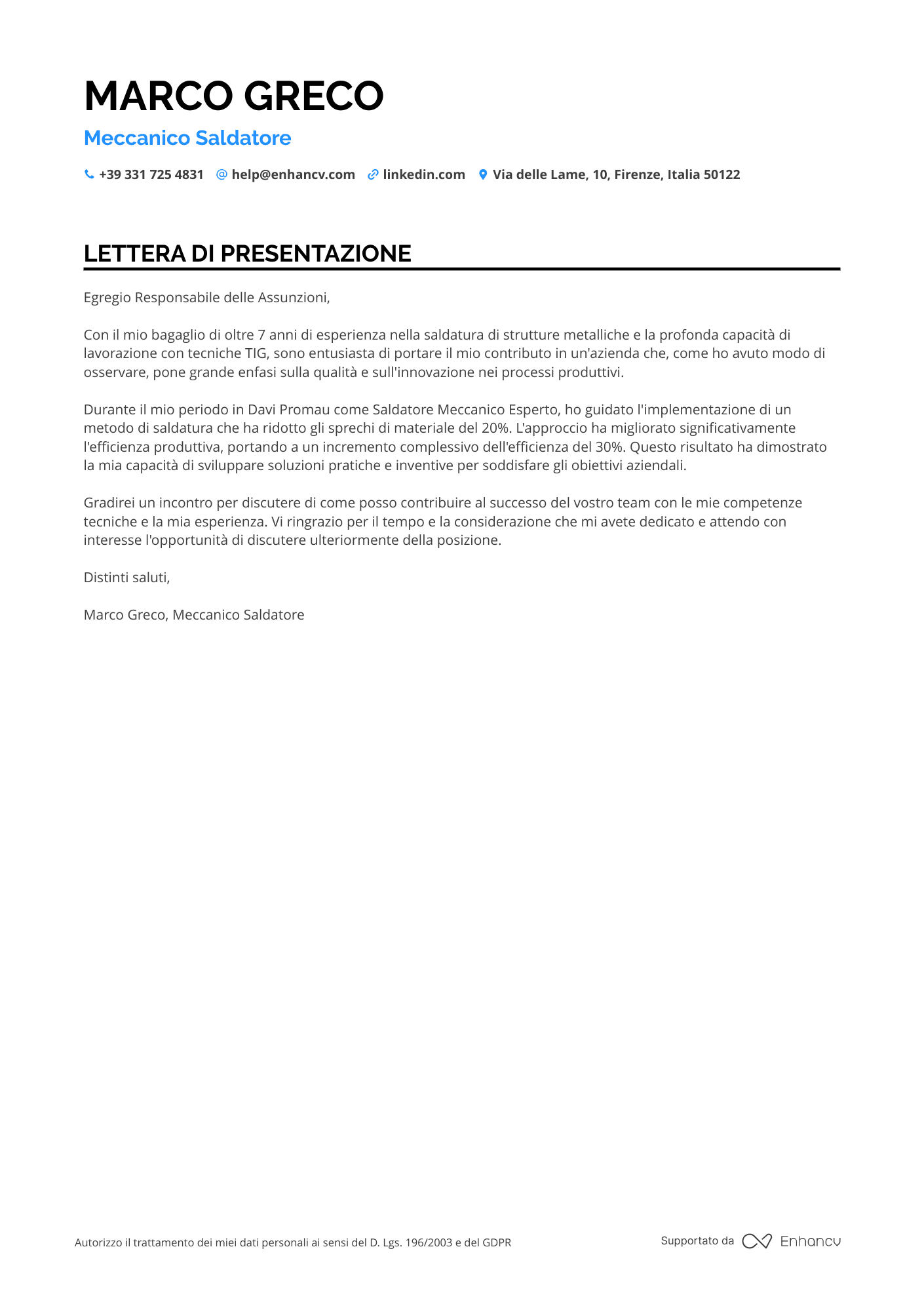 Saldatore di Impianti Energetici