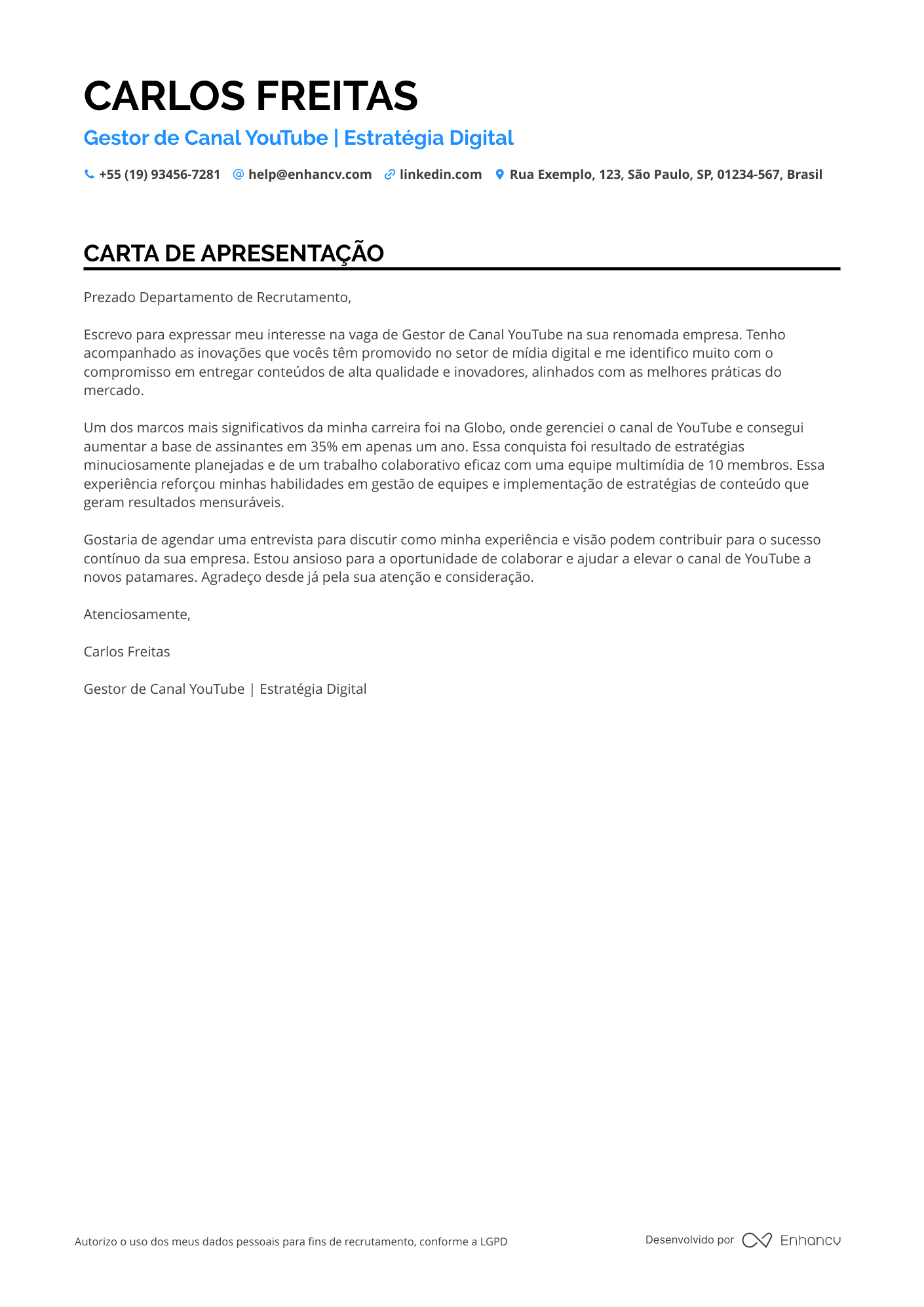 Gerente de Marketing de Conteúdo